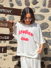 Sweat | HERMINE | Blanc