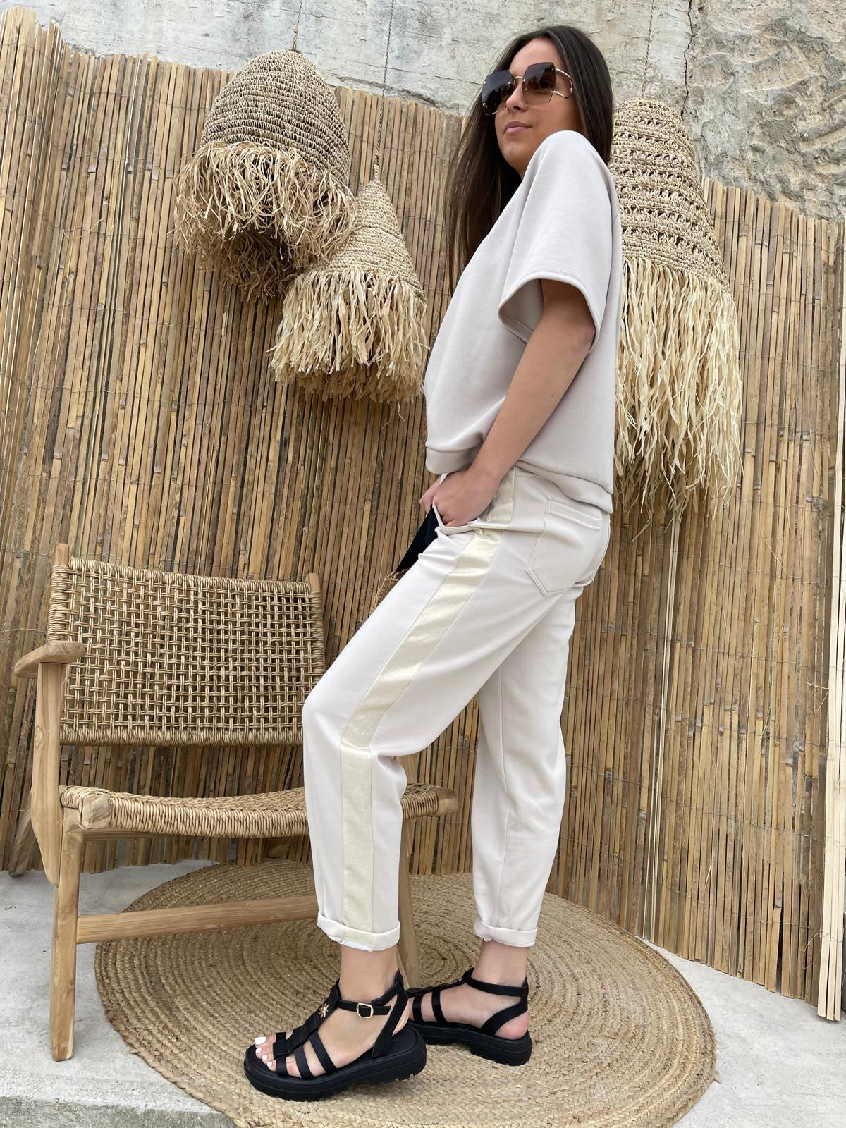 Pantalon | VIOLETTE | Beige