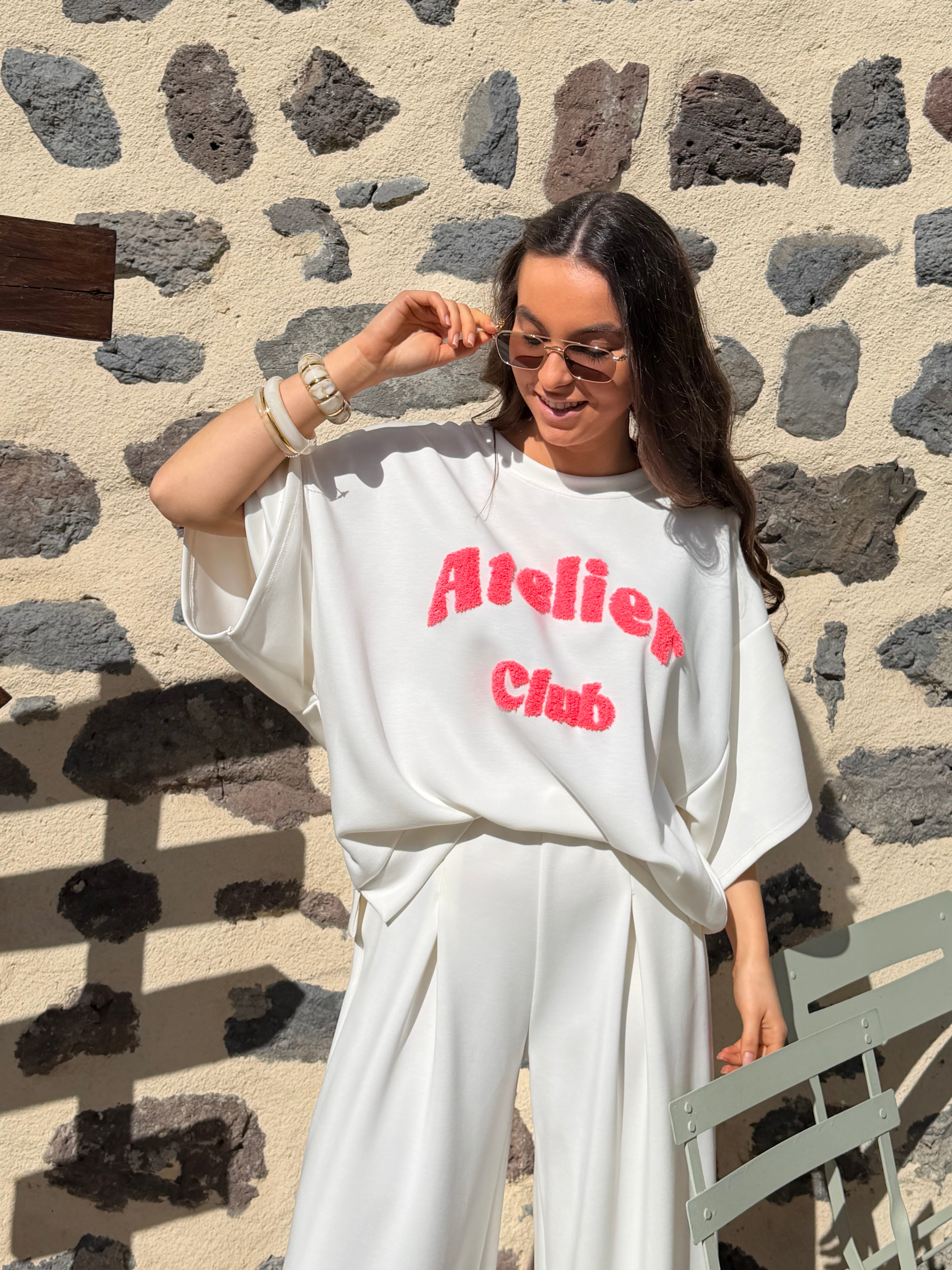 Sweat | HERMINE | Blanc