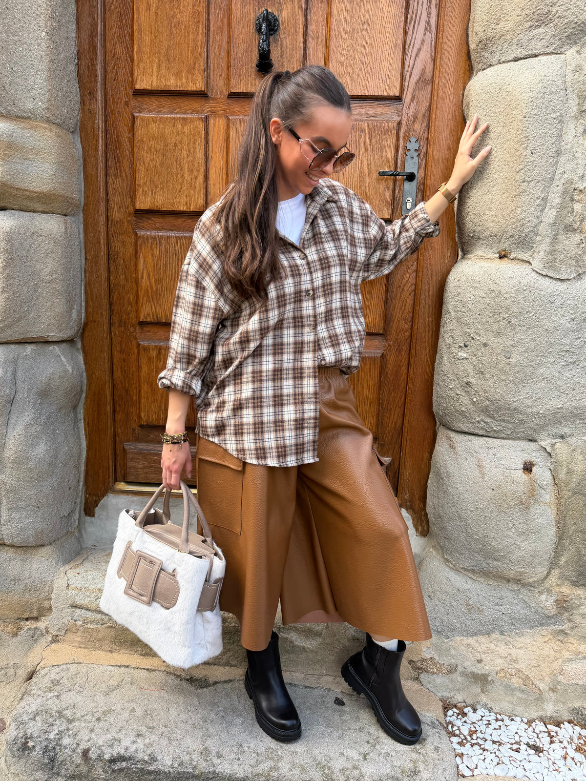 Chemise | ICONIC | Marron