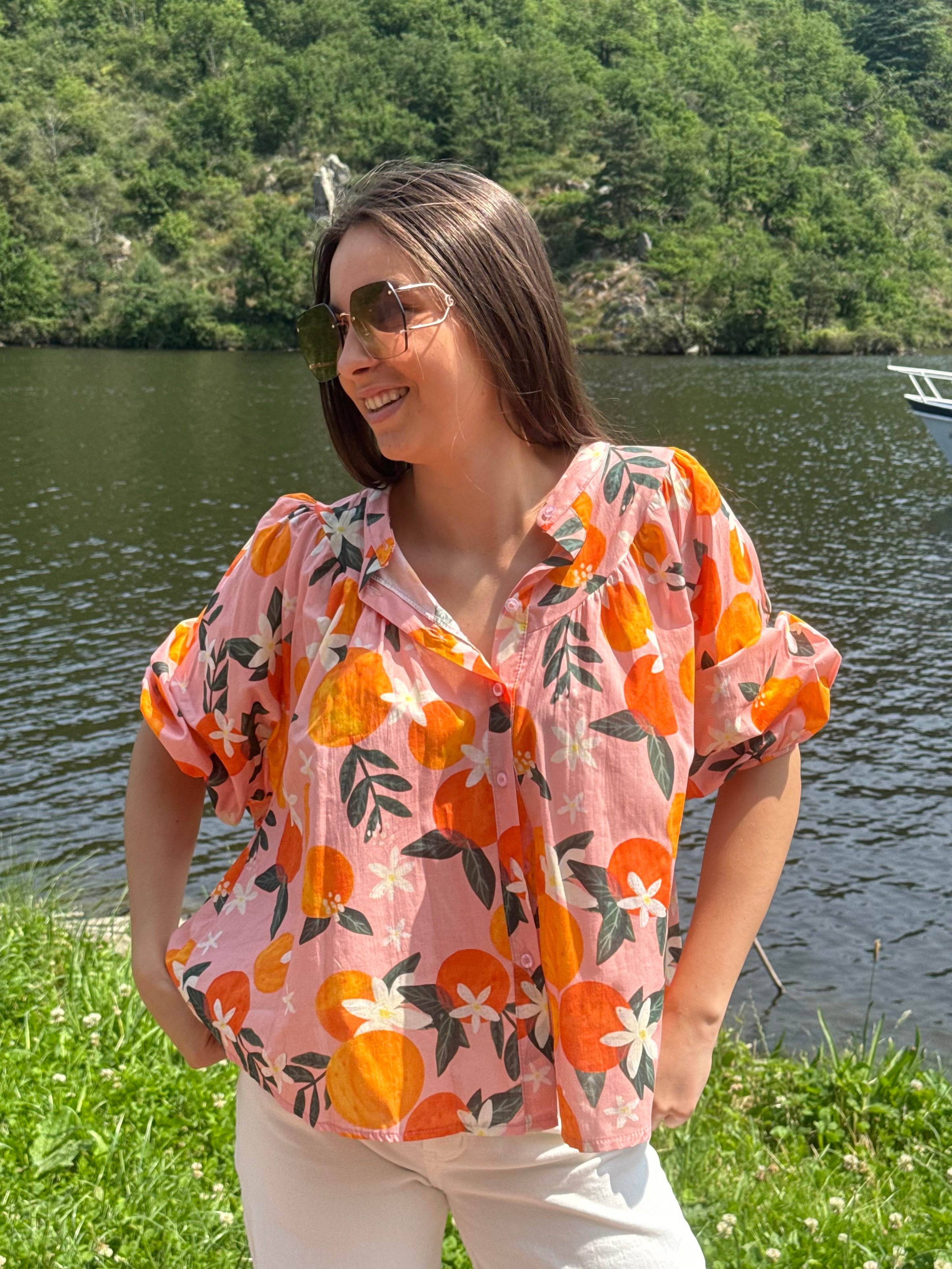 Chemise | MAONA | Rose Orange