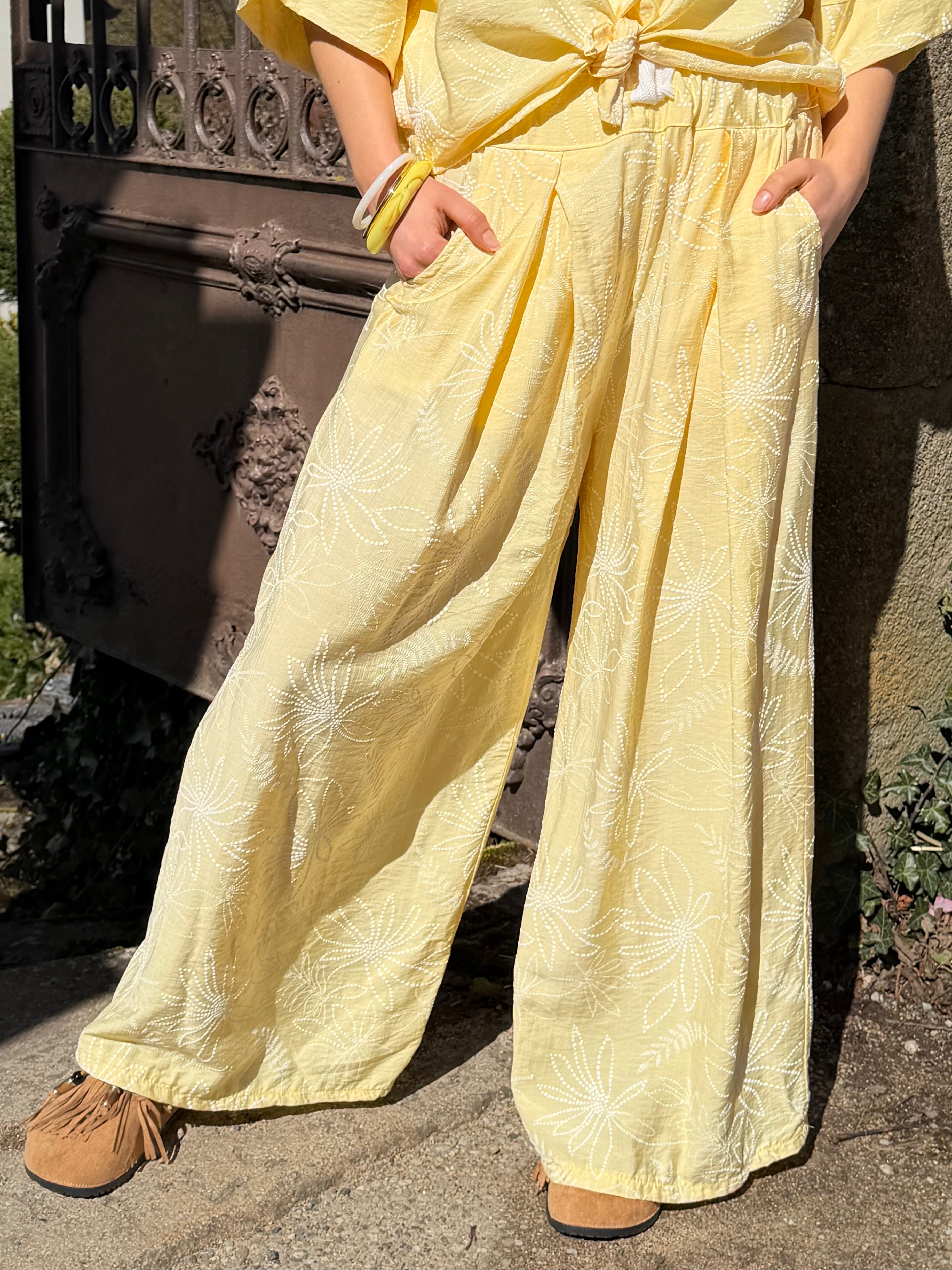 Pantalon | EOLIA | Jaune