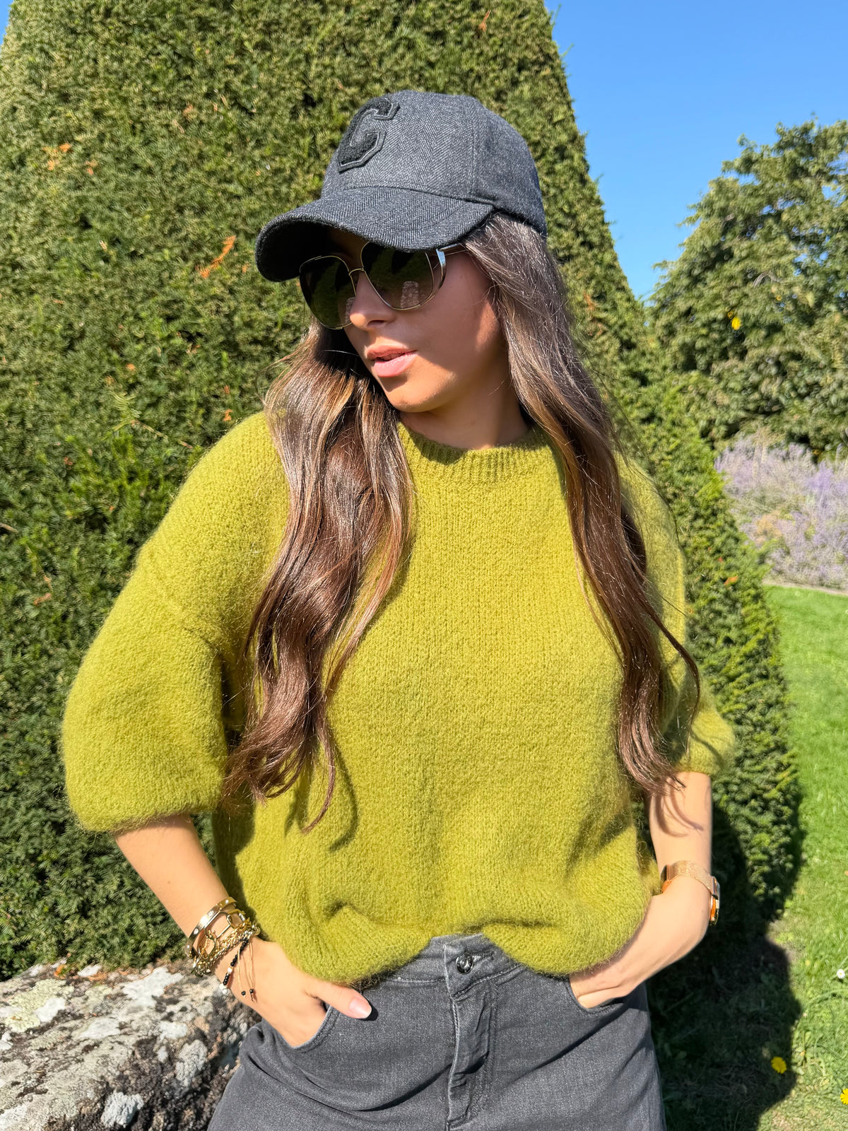 Pull | SEVA | Vert Olive