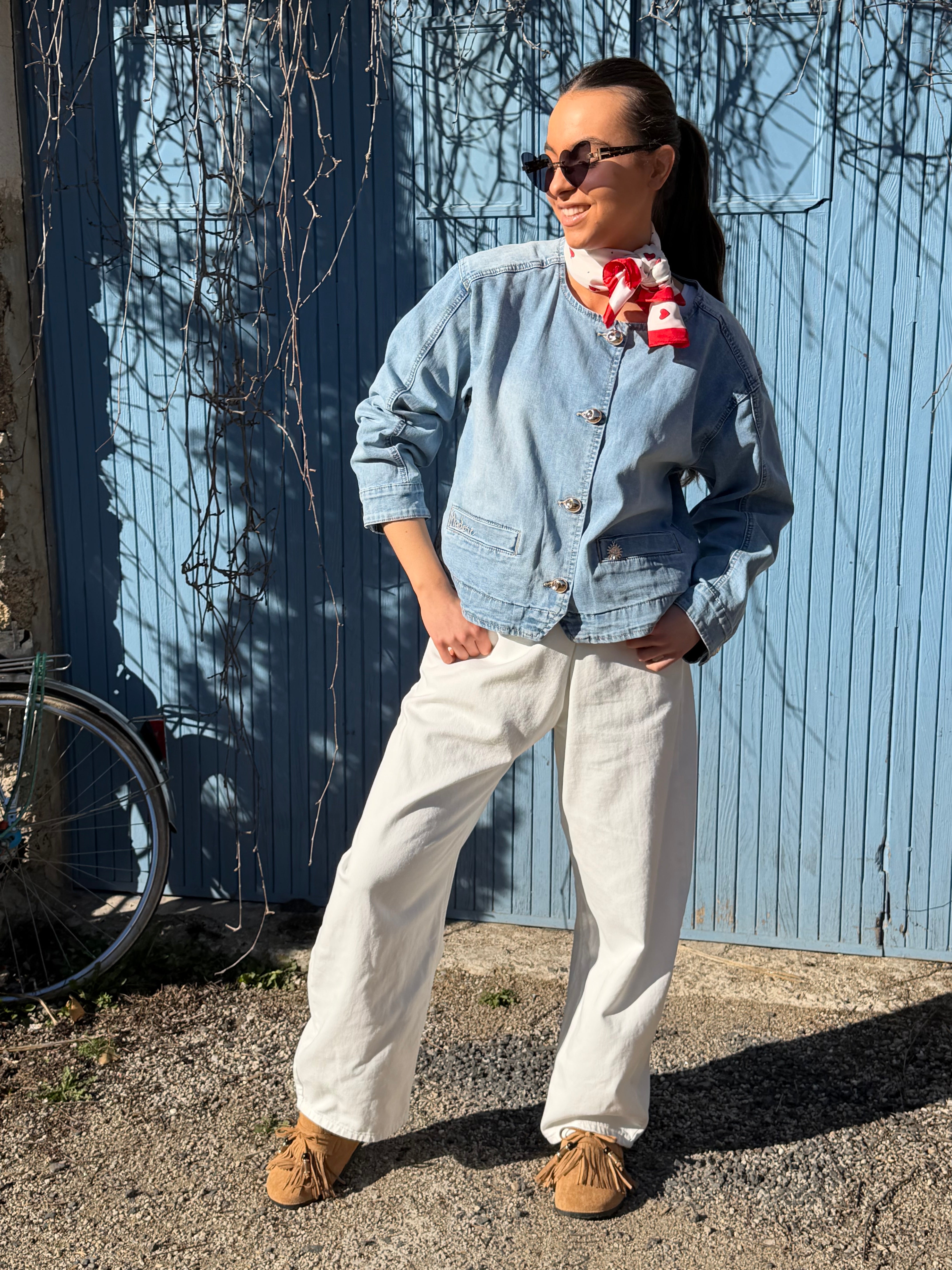 Veste | ENORA | Bleu jeans