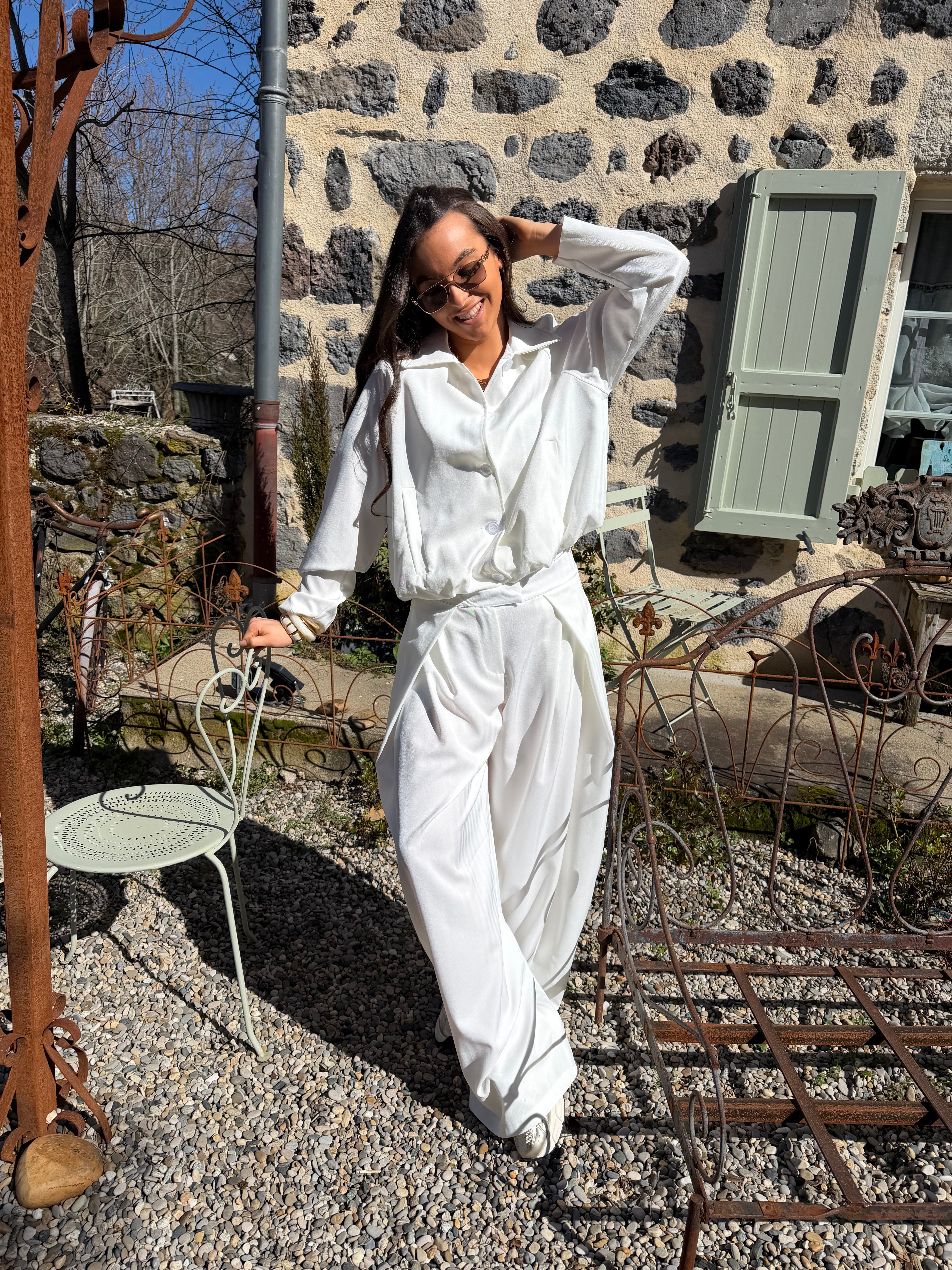 Pantalon | NOXIE | Blanc