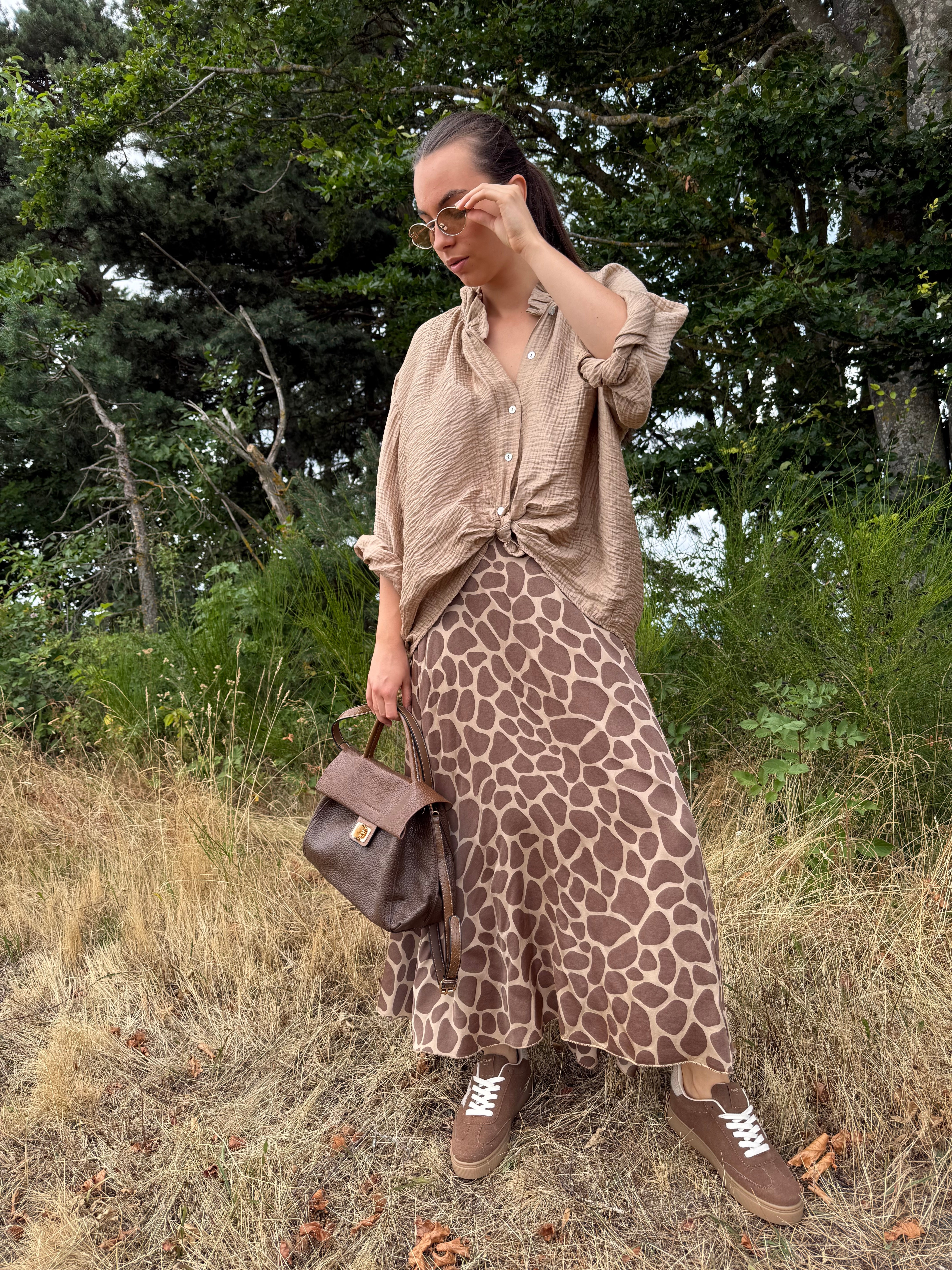 Blouse | MARGUERITE | Camel