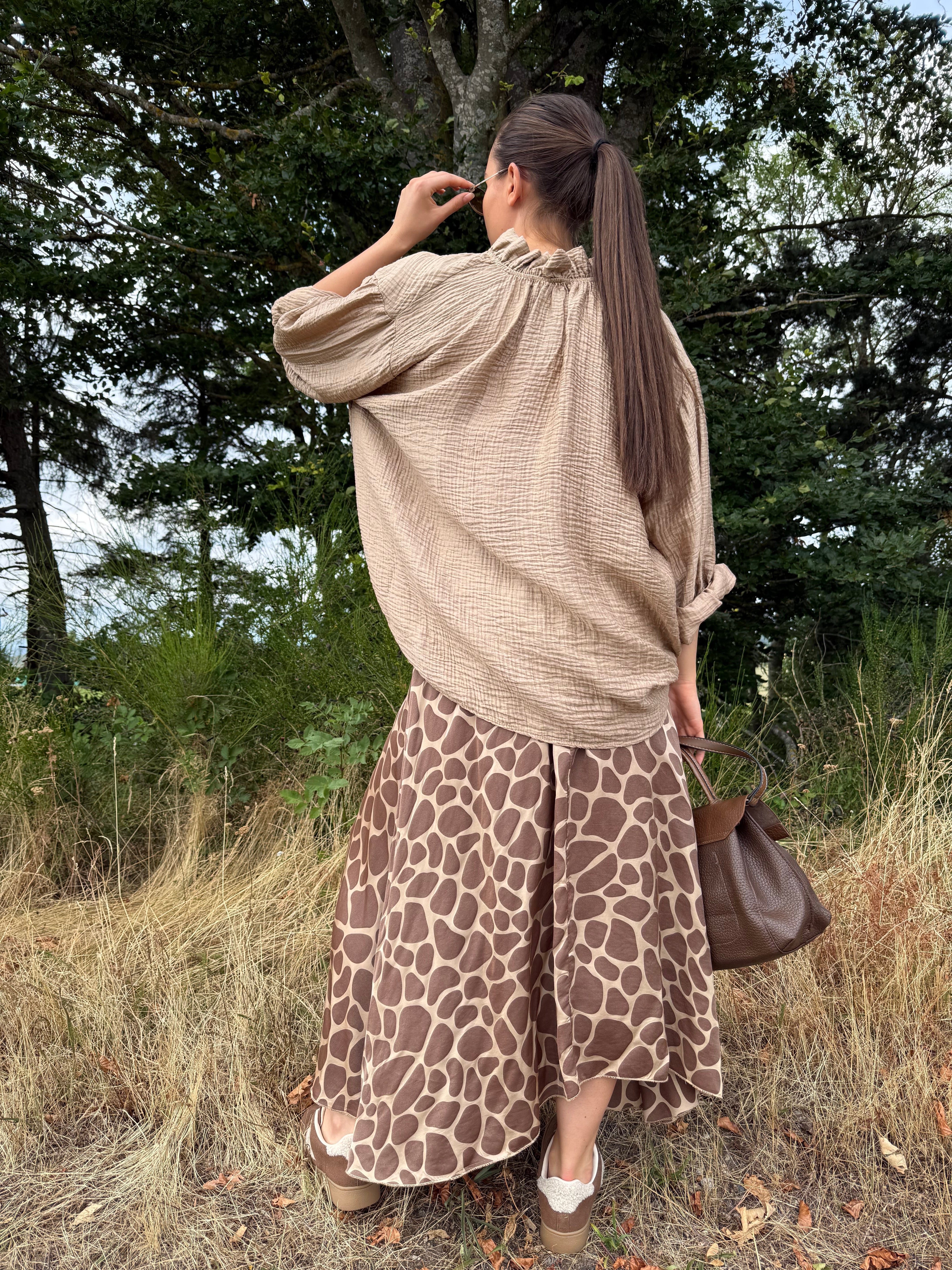 Blouse | MARGUERITE | Camel