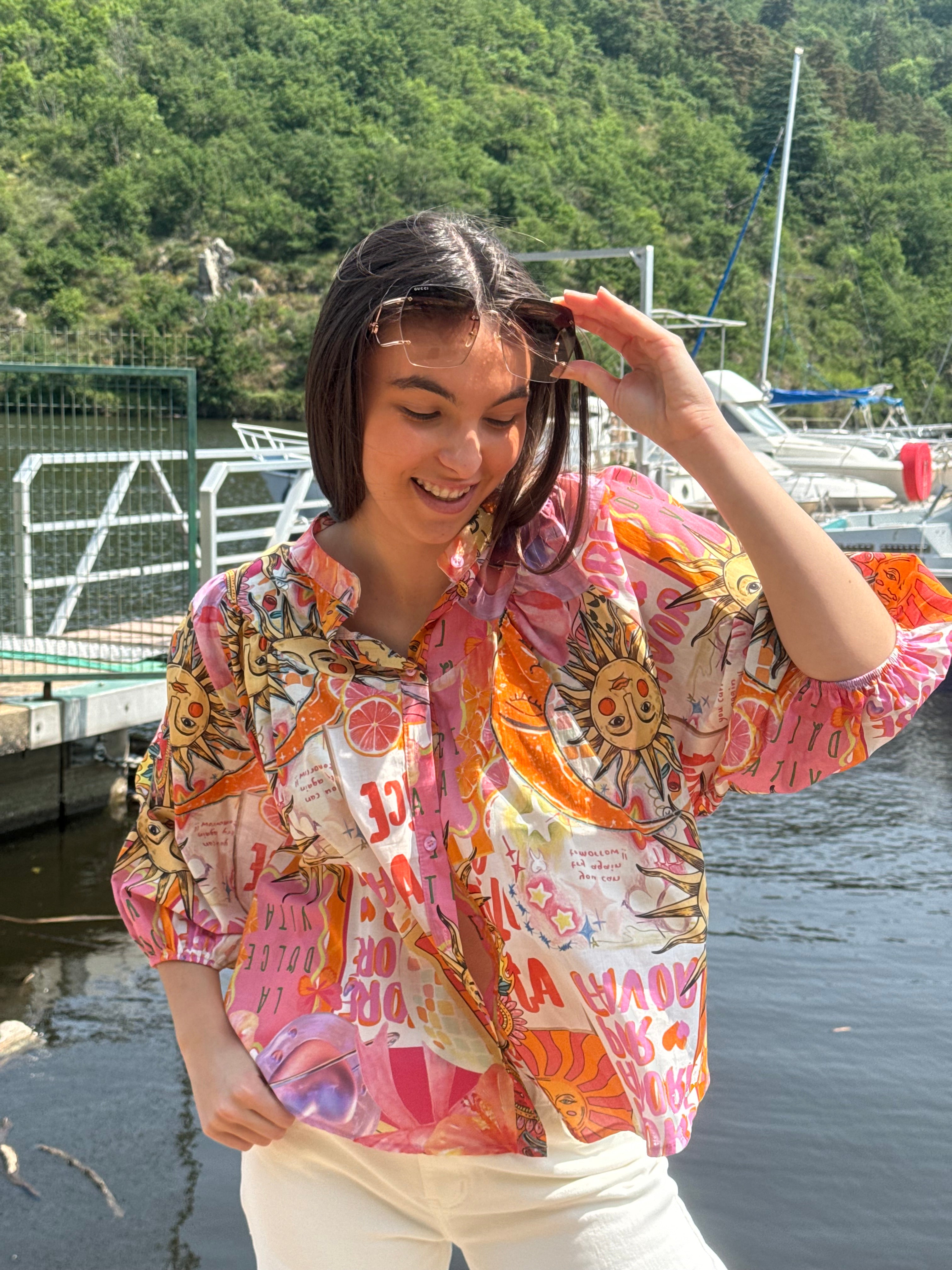 Chemise | MAONA | Jaune Rose