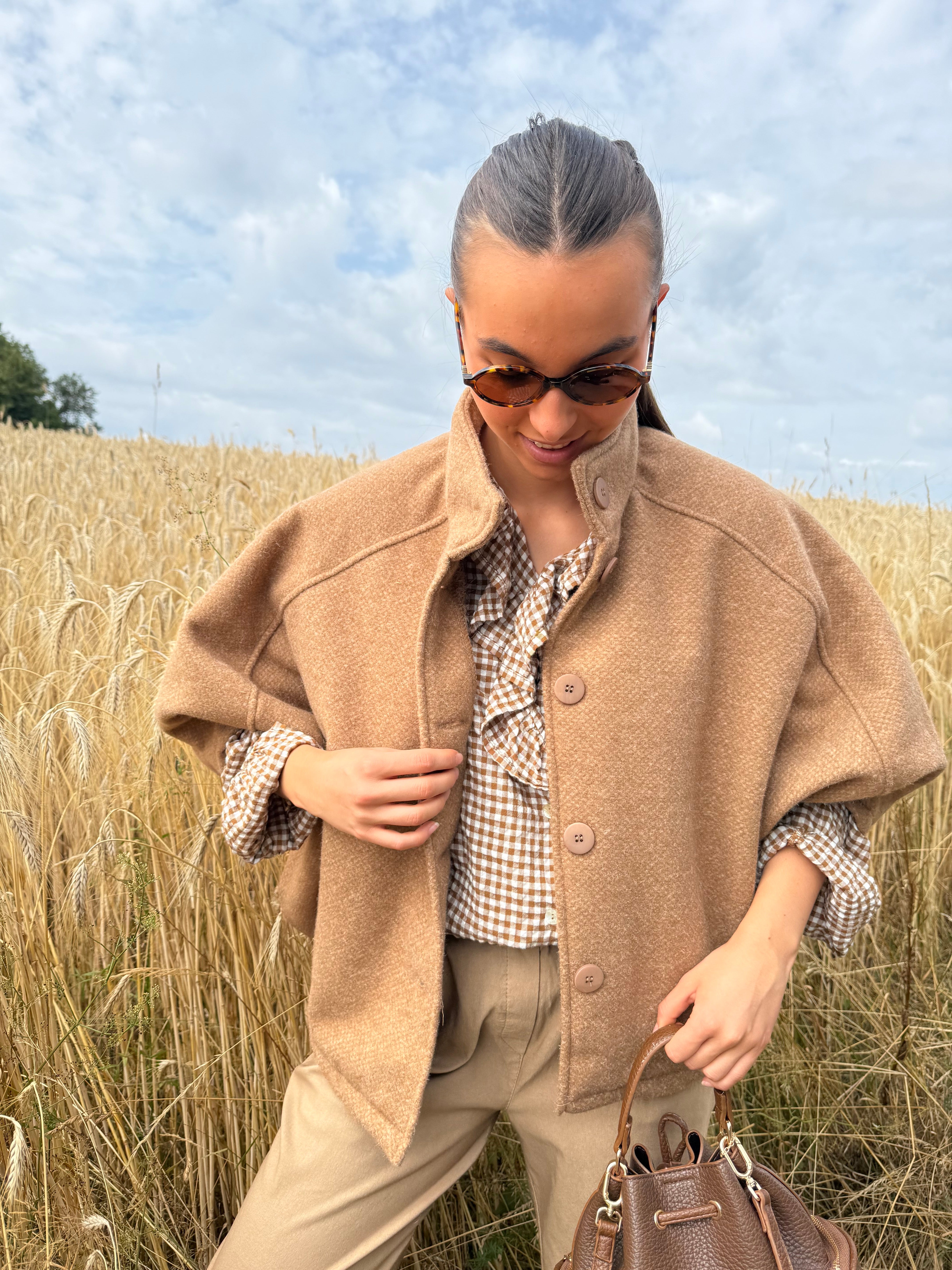 Blouse | BLANCHETTE | Camel ecru