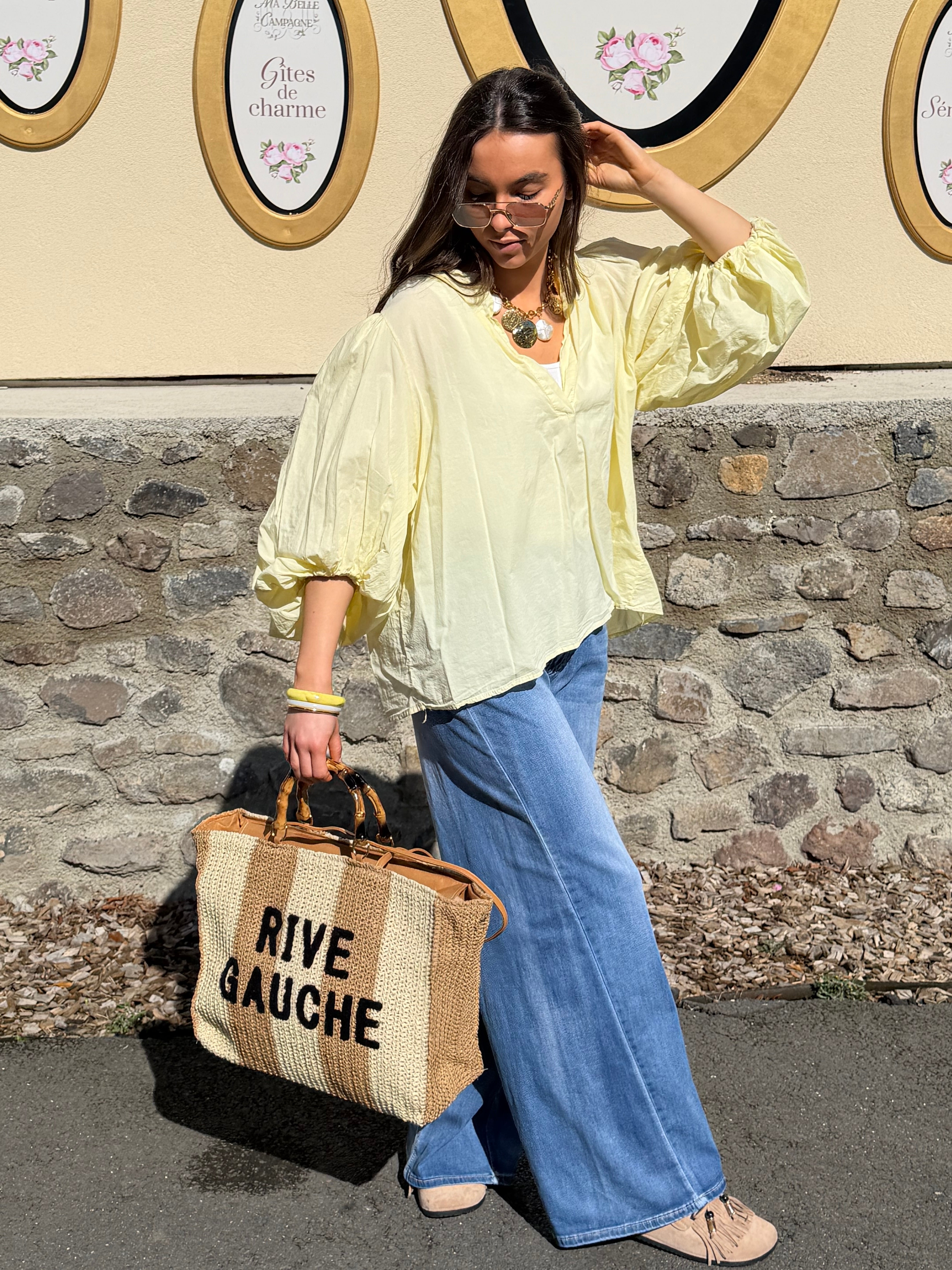 Blouse | AZALEE | Jaune