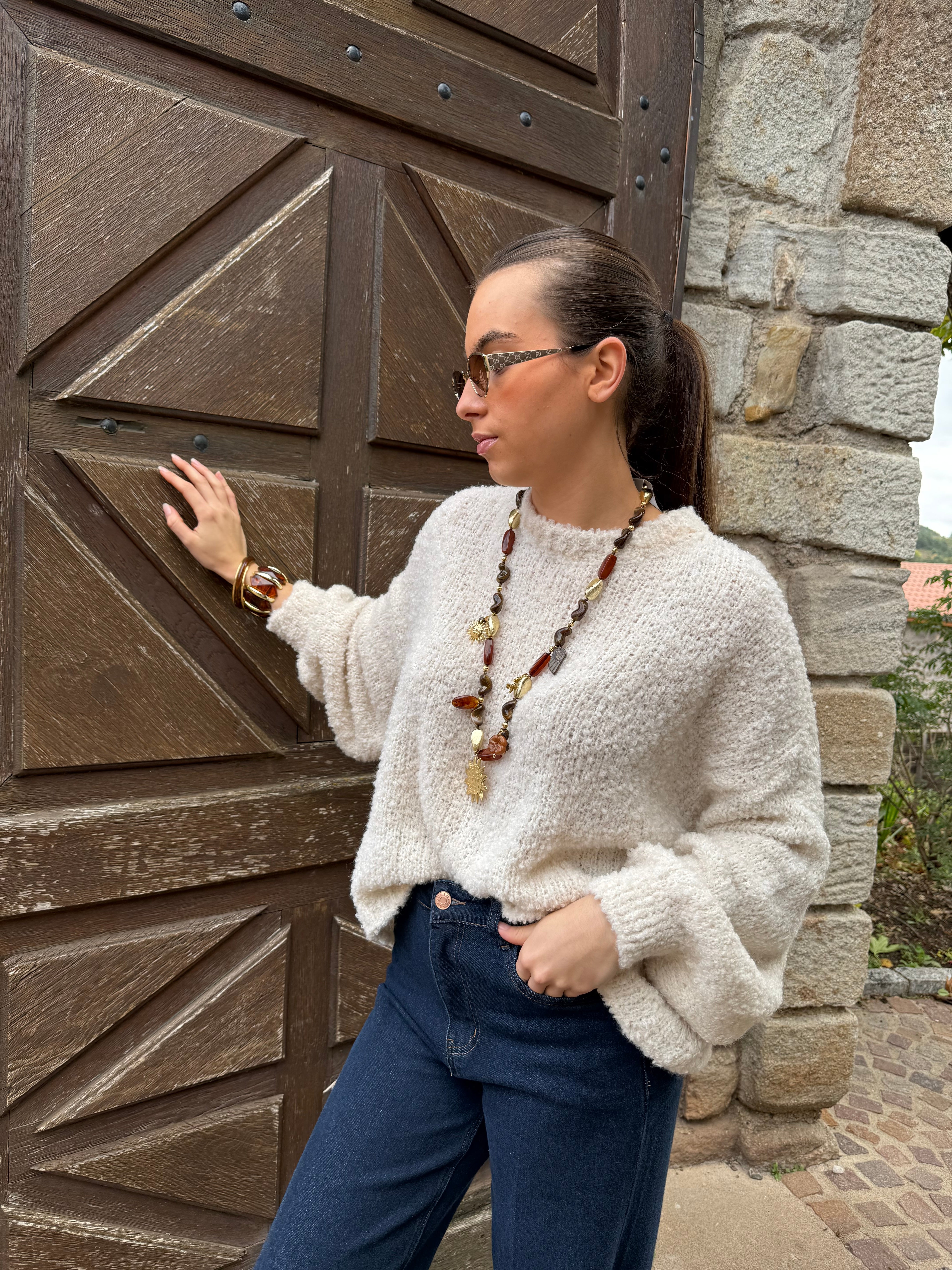 Pull | LOUISE | Ecru