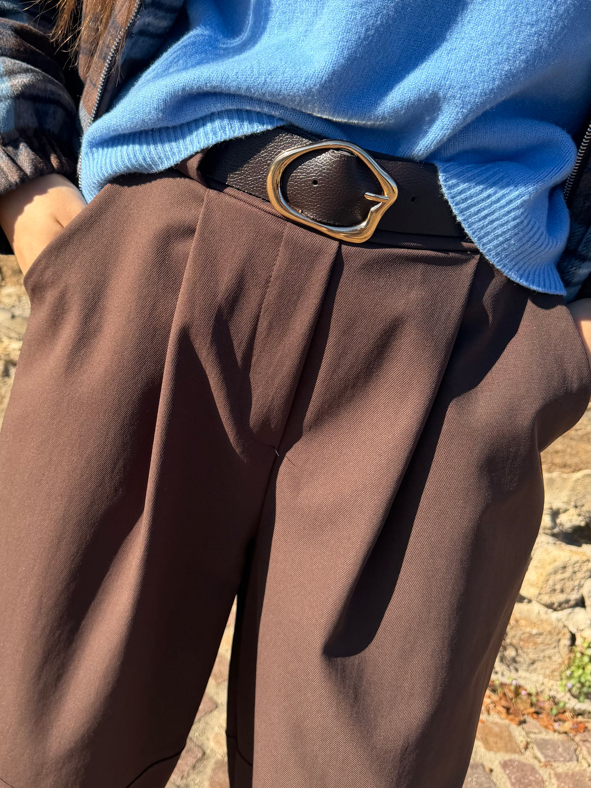 Pantalon | VELA | Marron