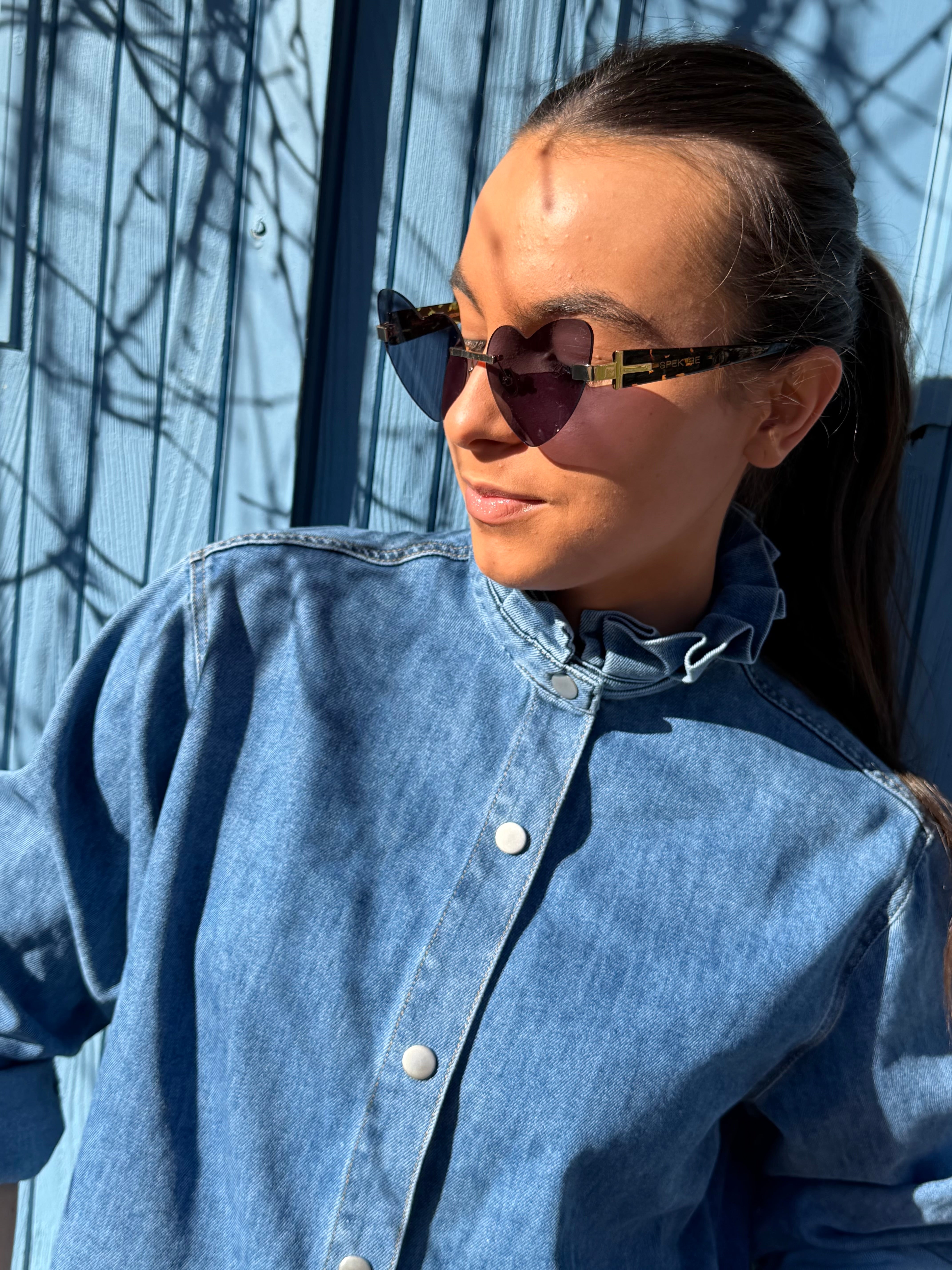 Veste | CLEMENCE | Bleu jeans