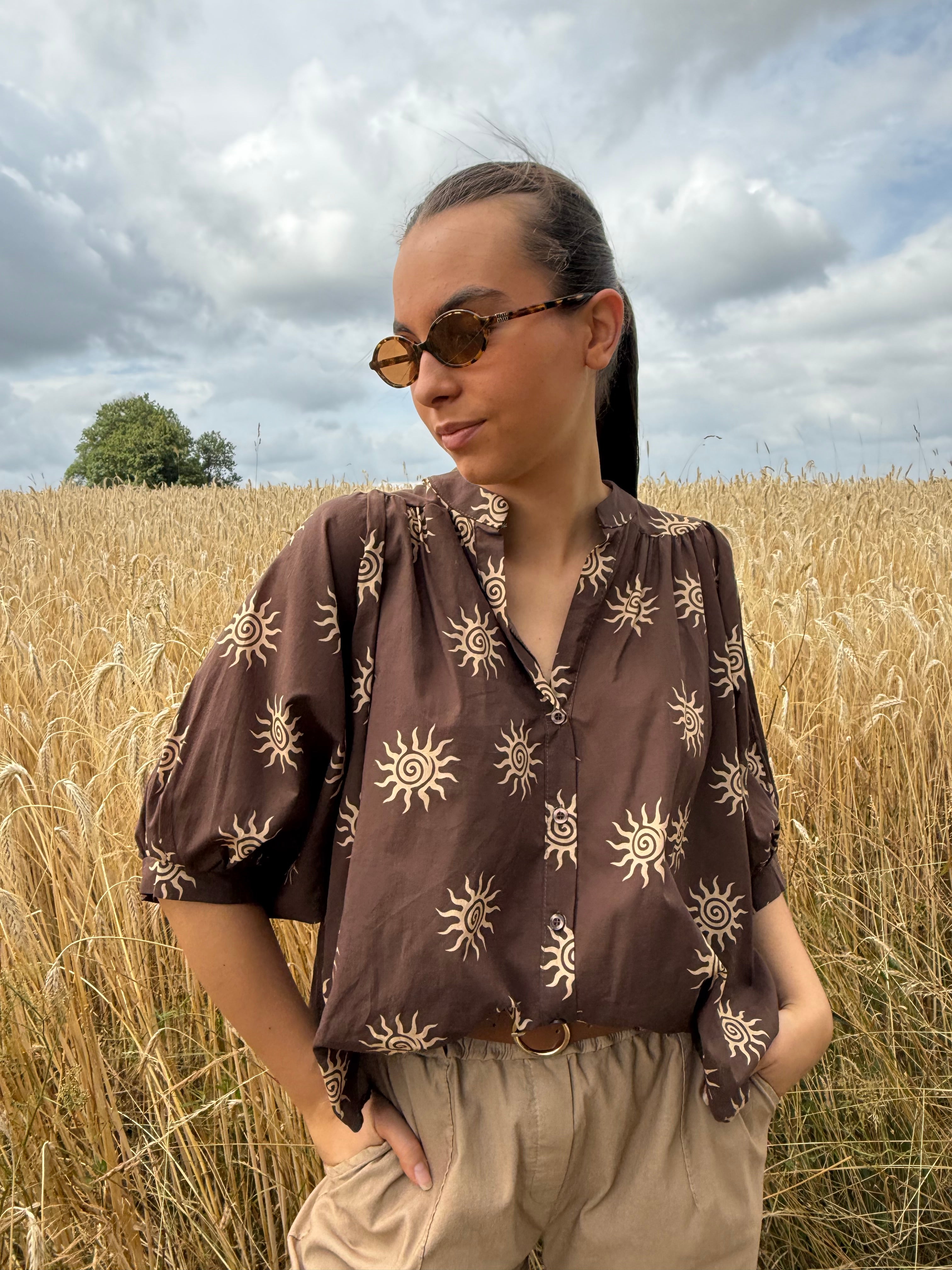 Chemise | SOLENE | Marron