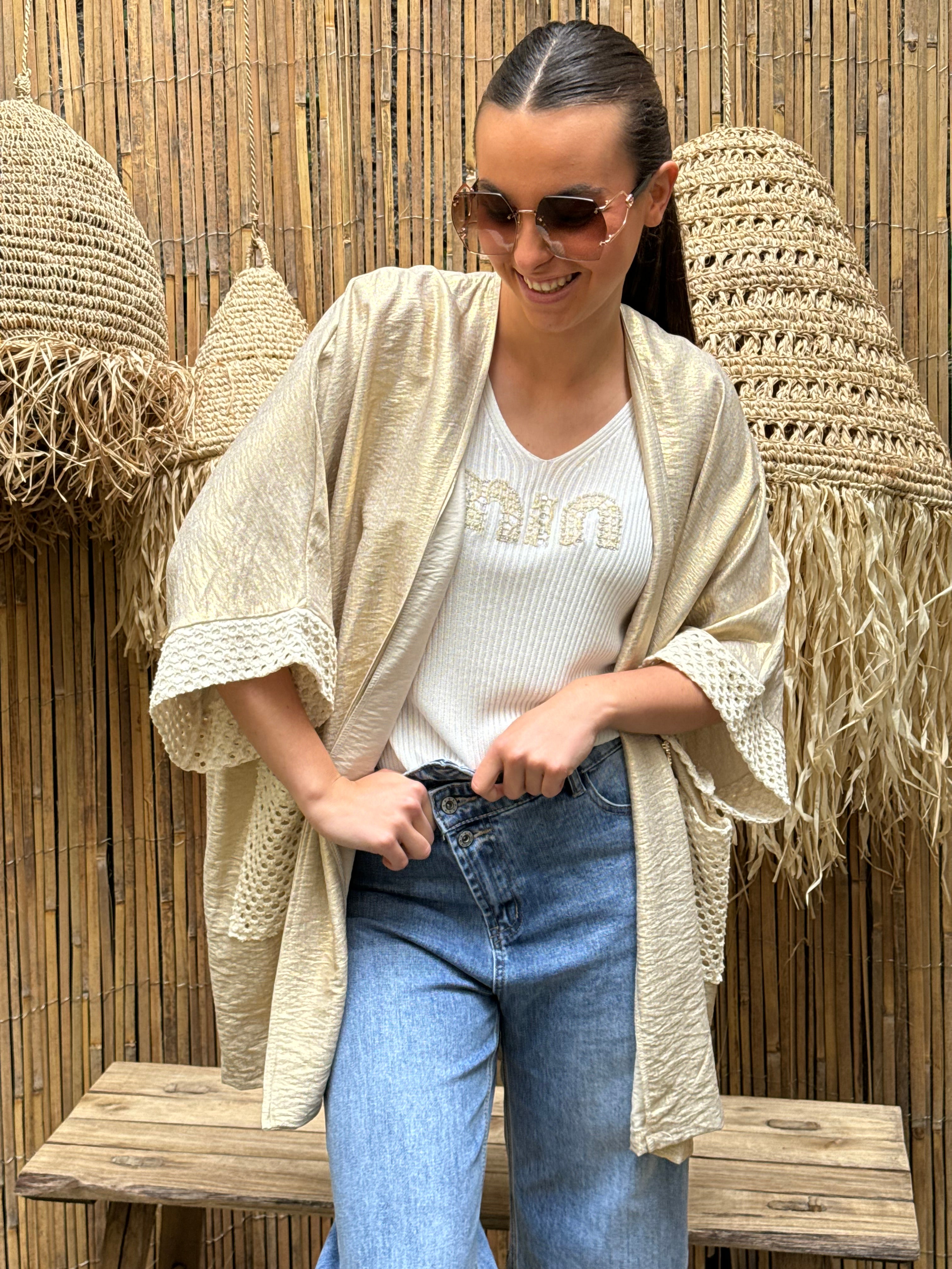 Veste | SOLANE | Dorée