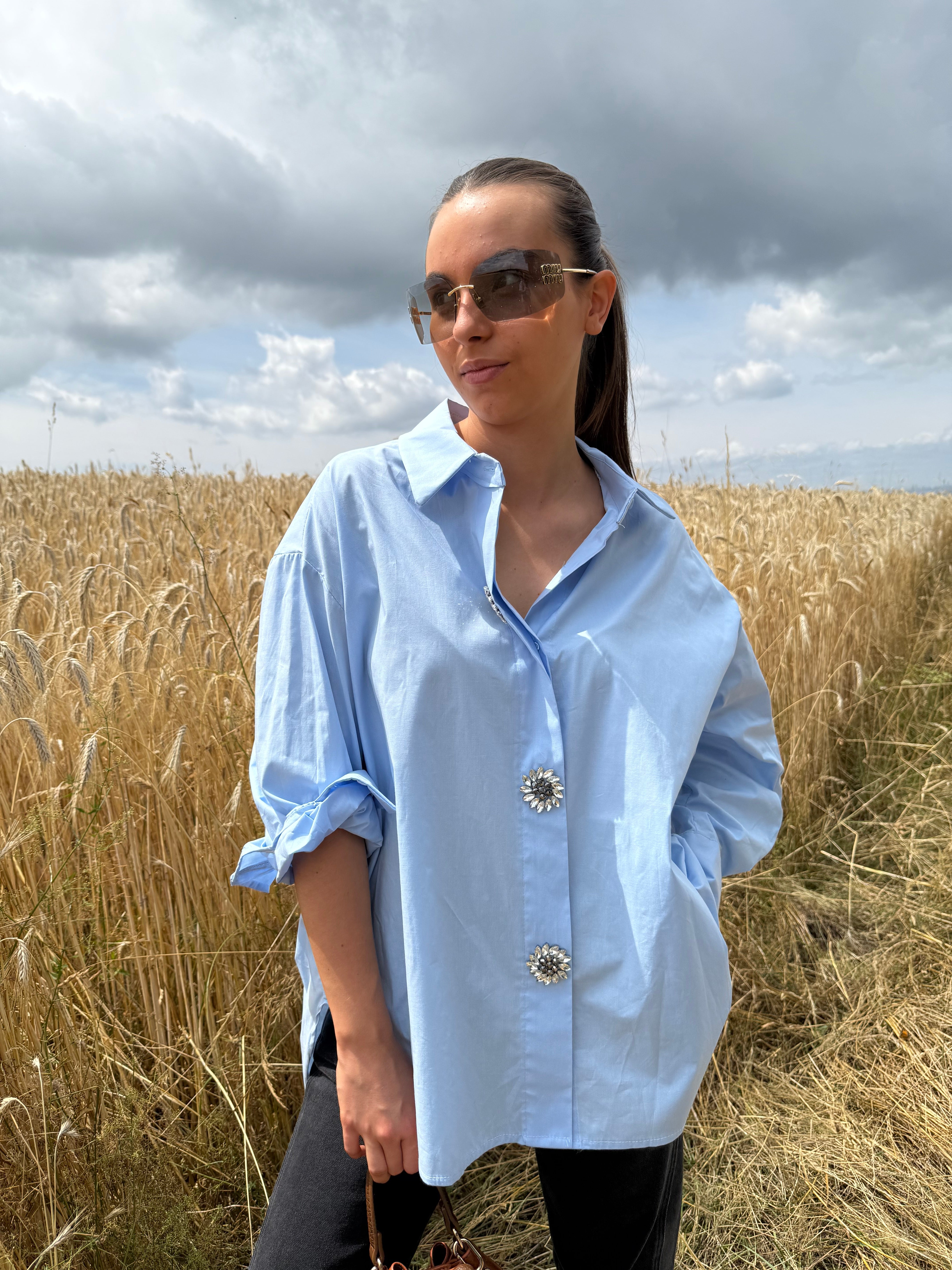 Chemise | AUBEPINE | Bleu ciel