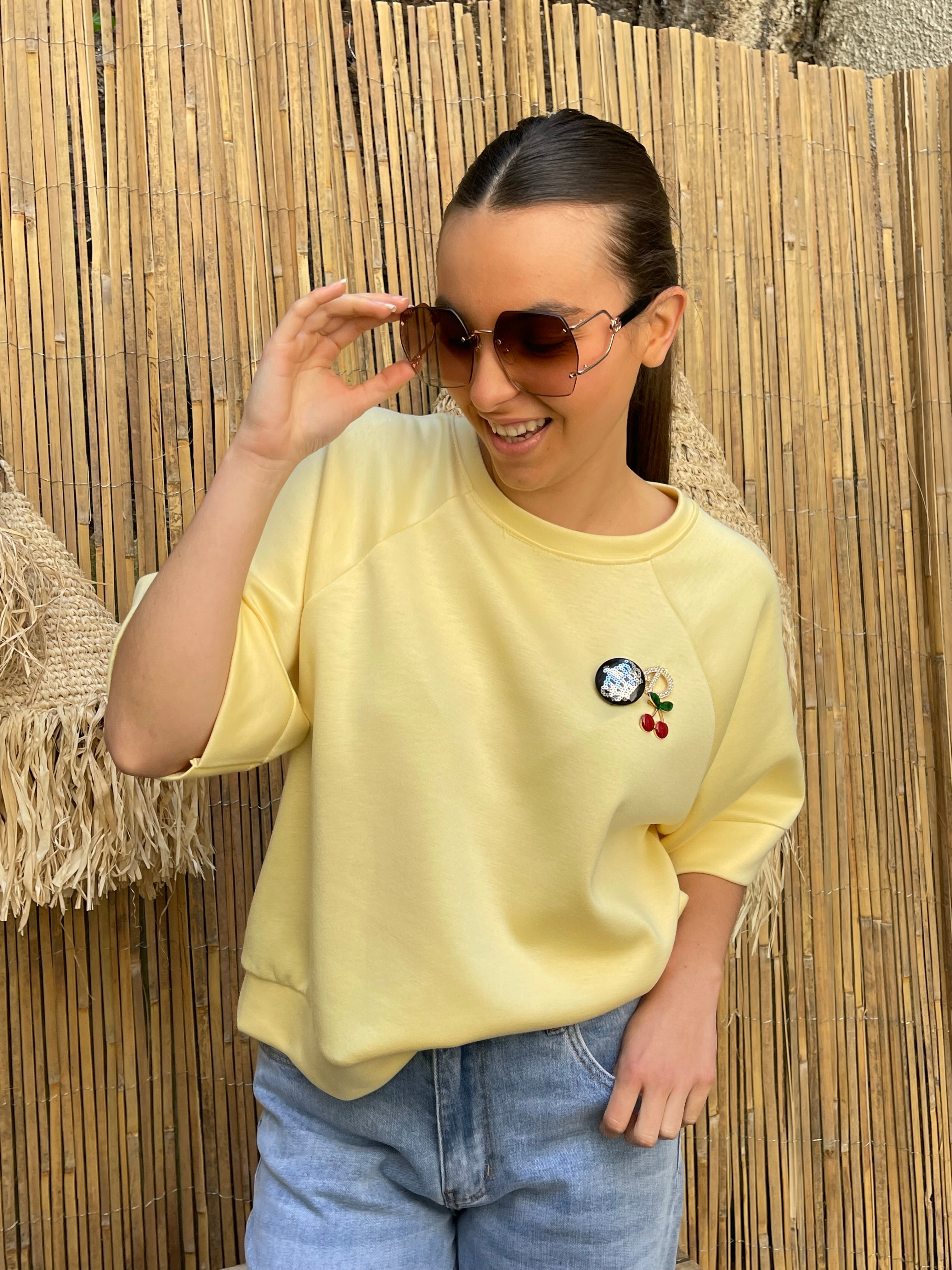 Sweat | PASTILLE | Jaune