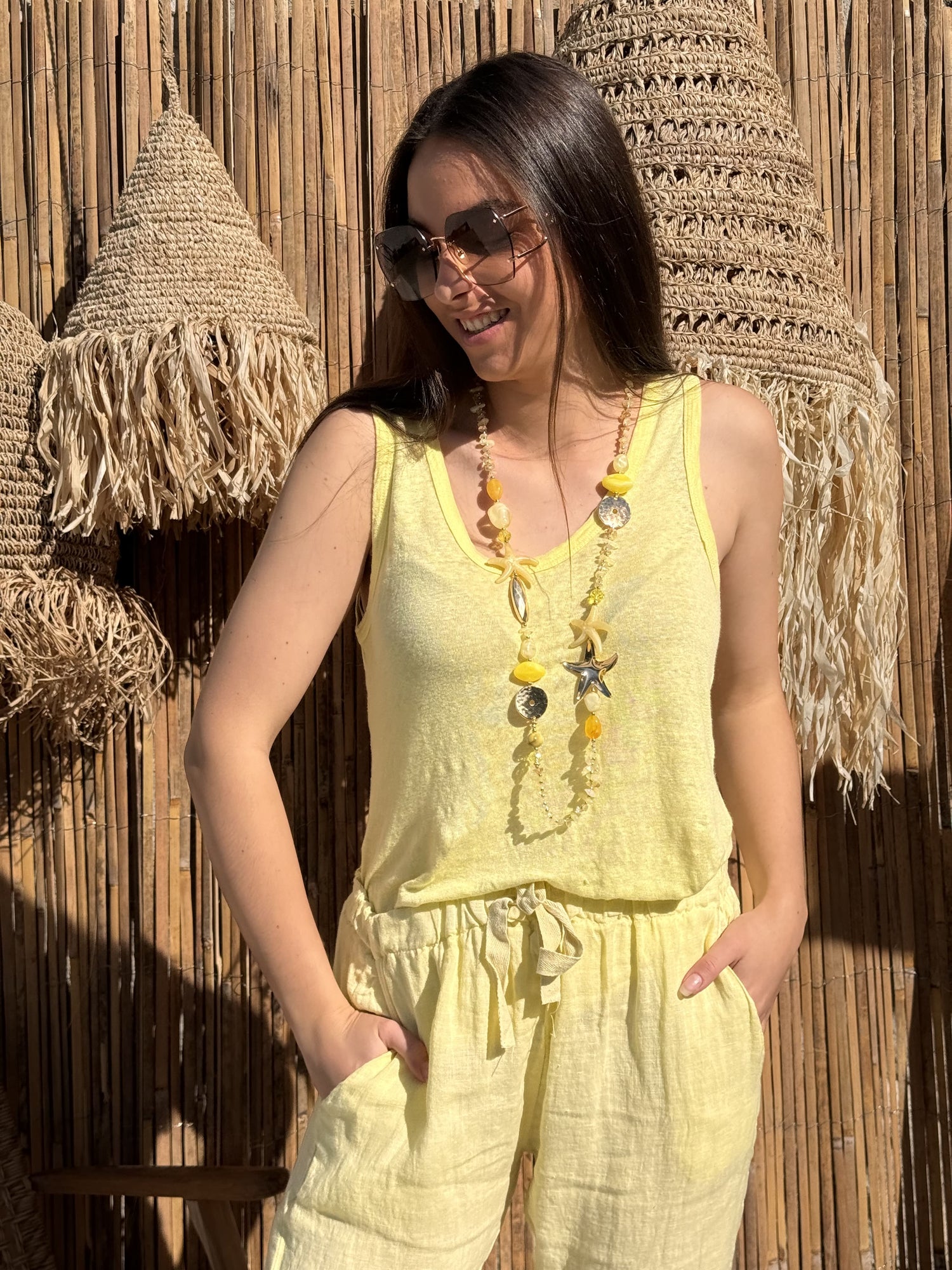 Top | SIENNA | Jaune