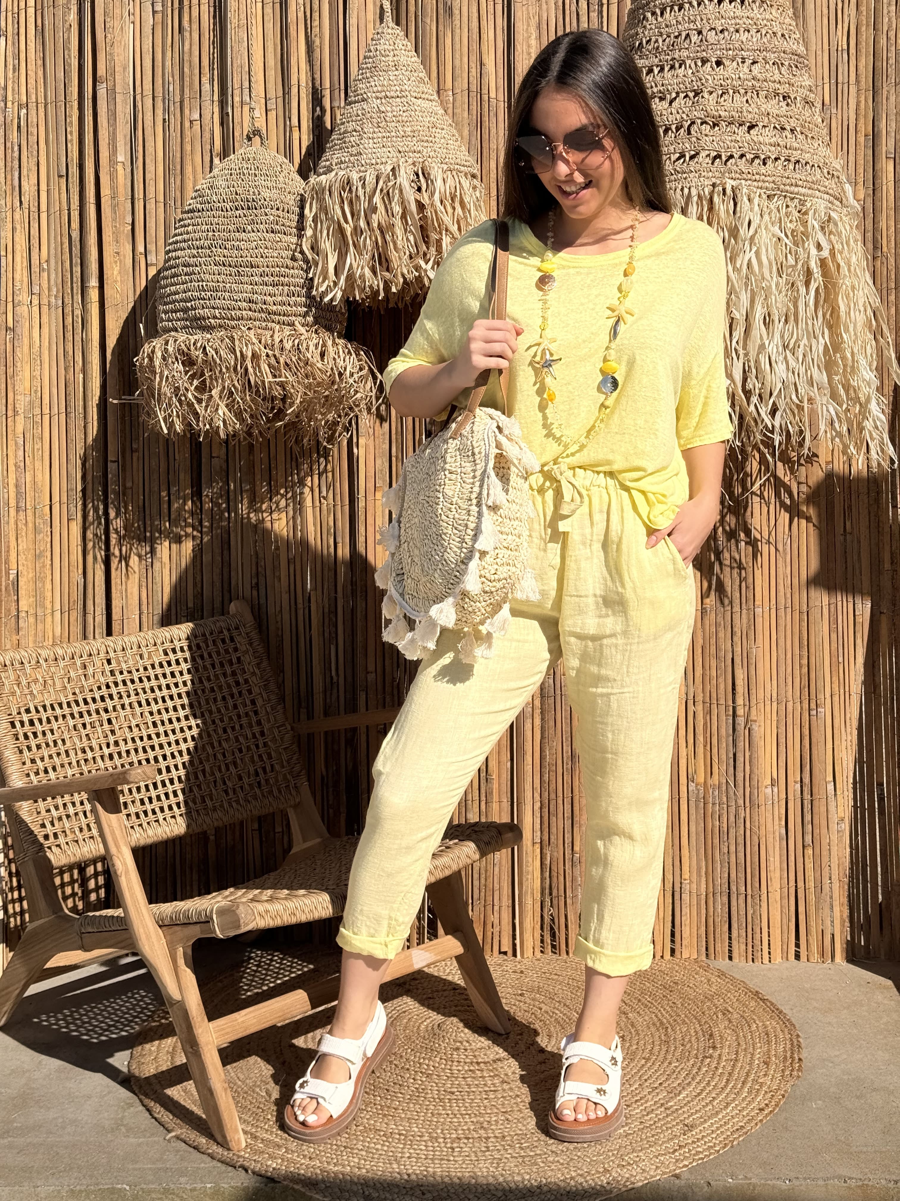 T-shirt  | ELLA | Jaune