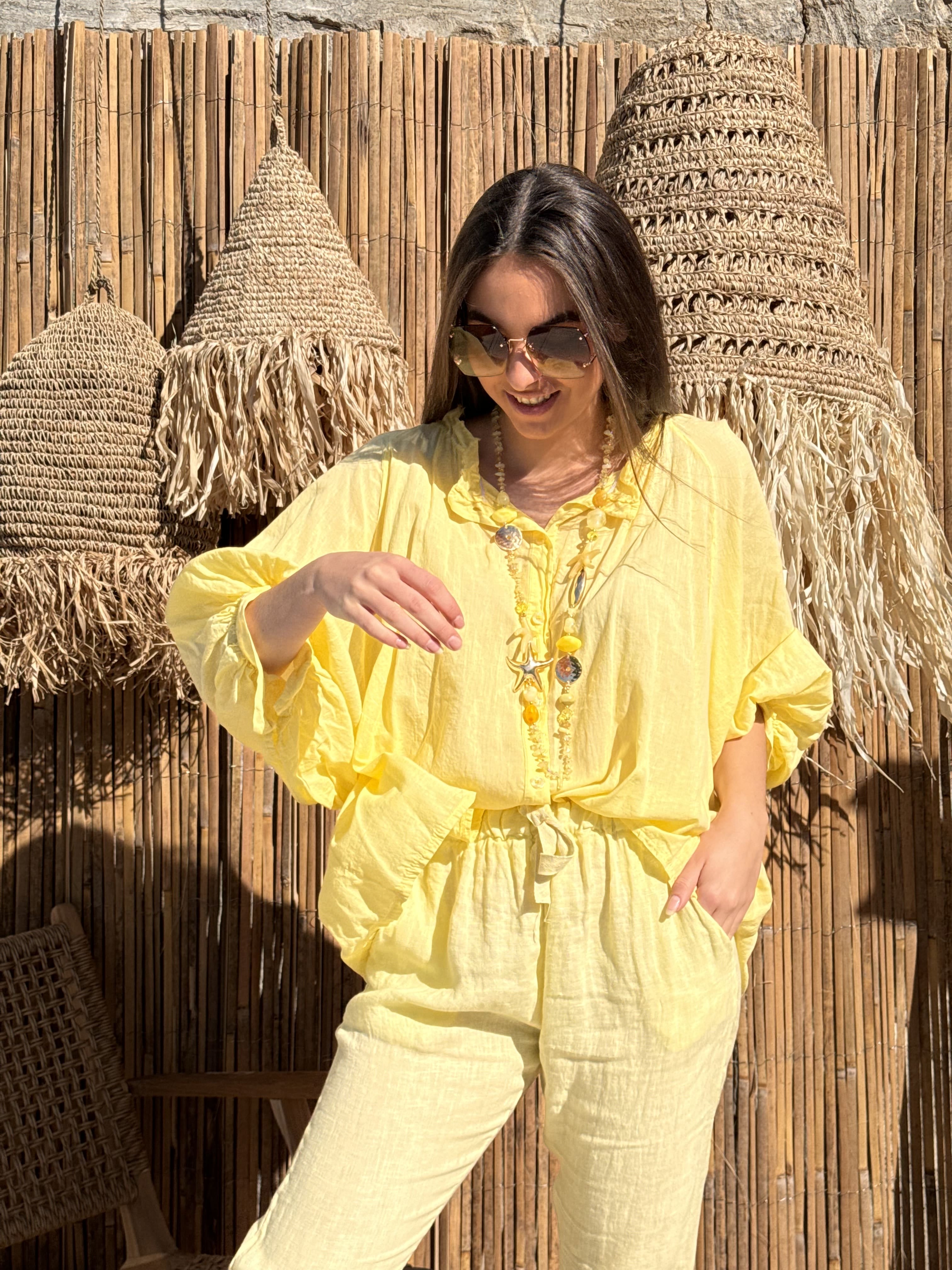 Chemise | LUNARIA |Jaune