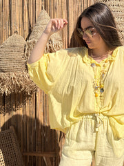 Chemise | LUNARIA |Jaune