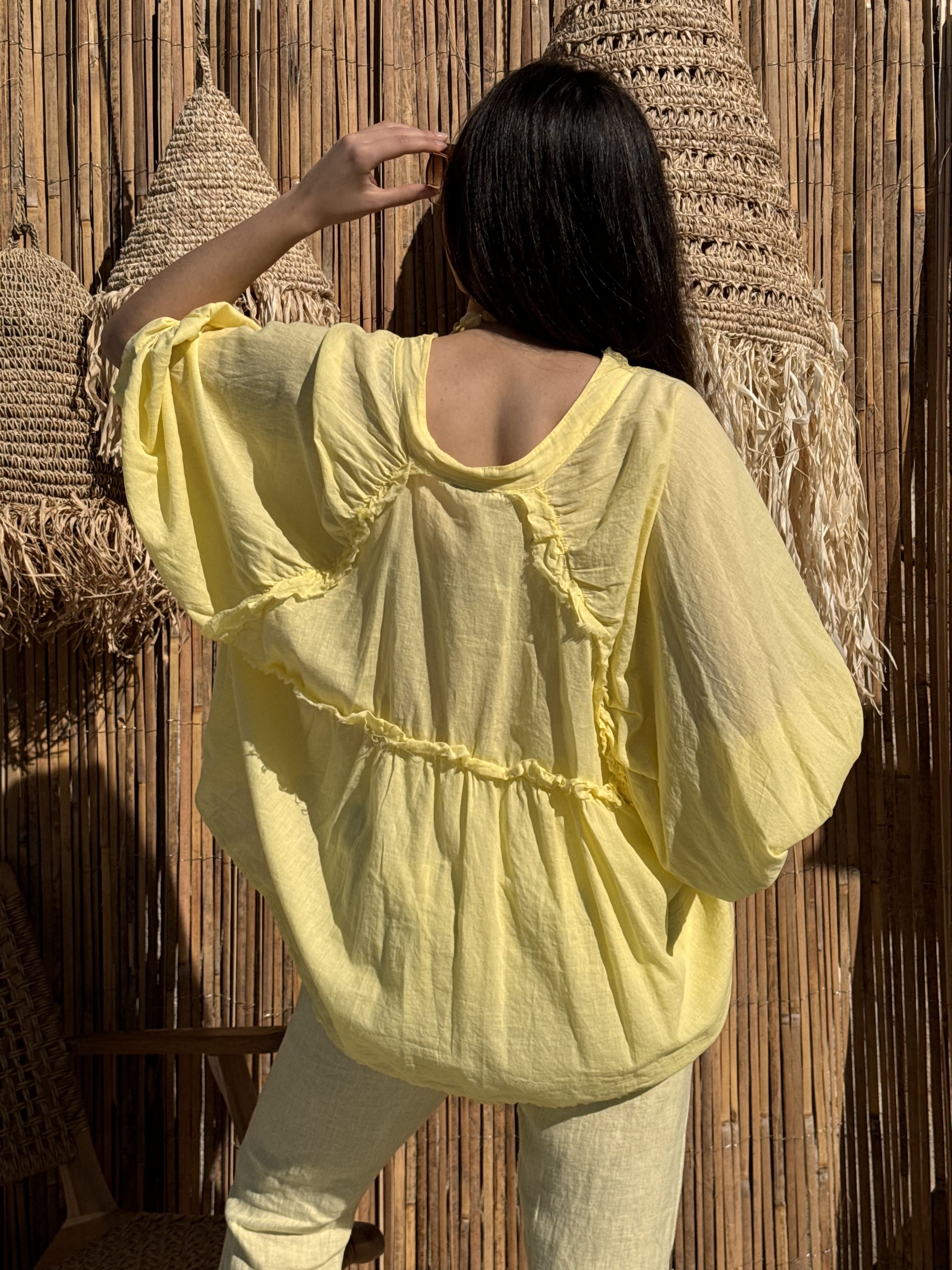 Chemise | LUNARIA |Jaune