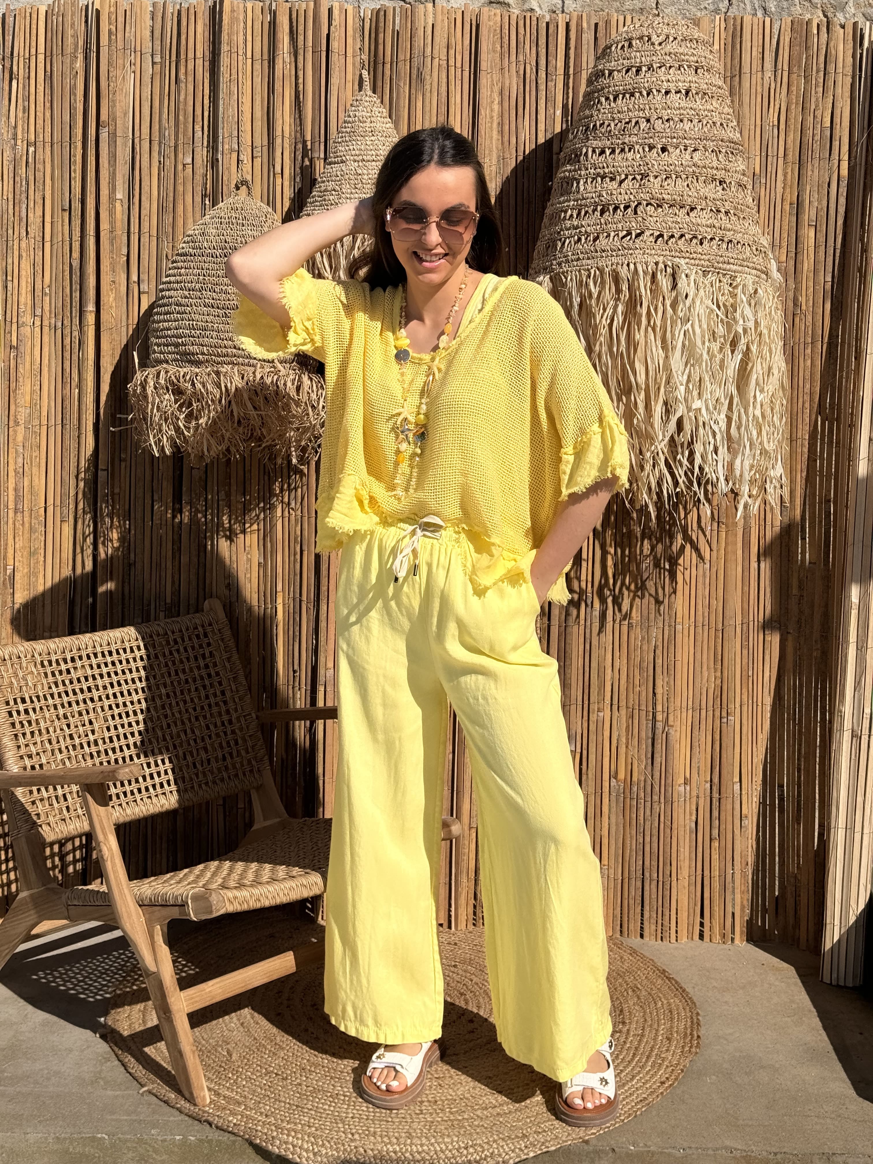 Top | SIENNA | Jaune