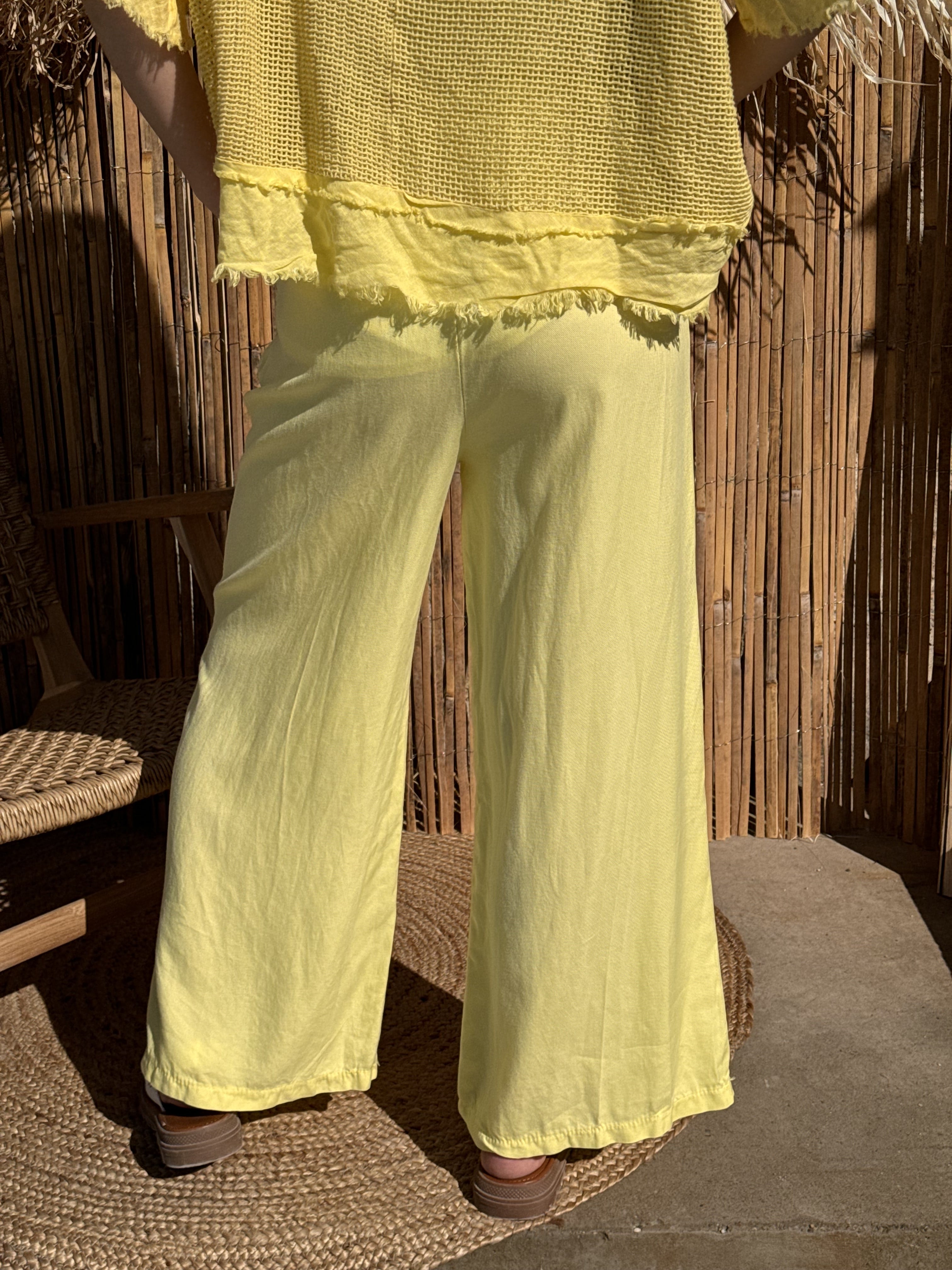 Pantalon | FITO | Jaune