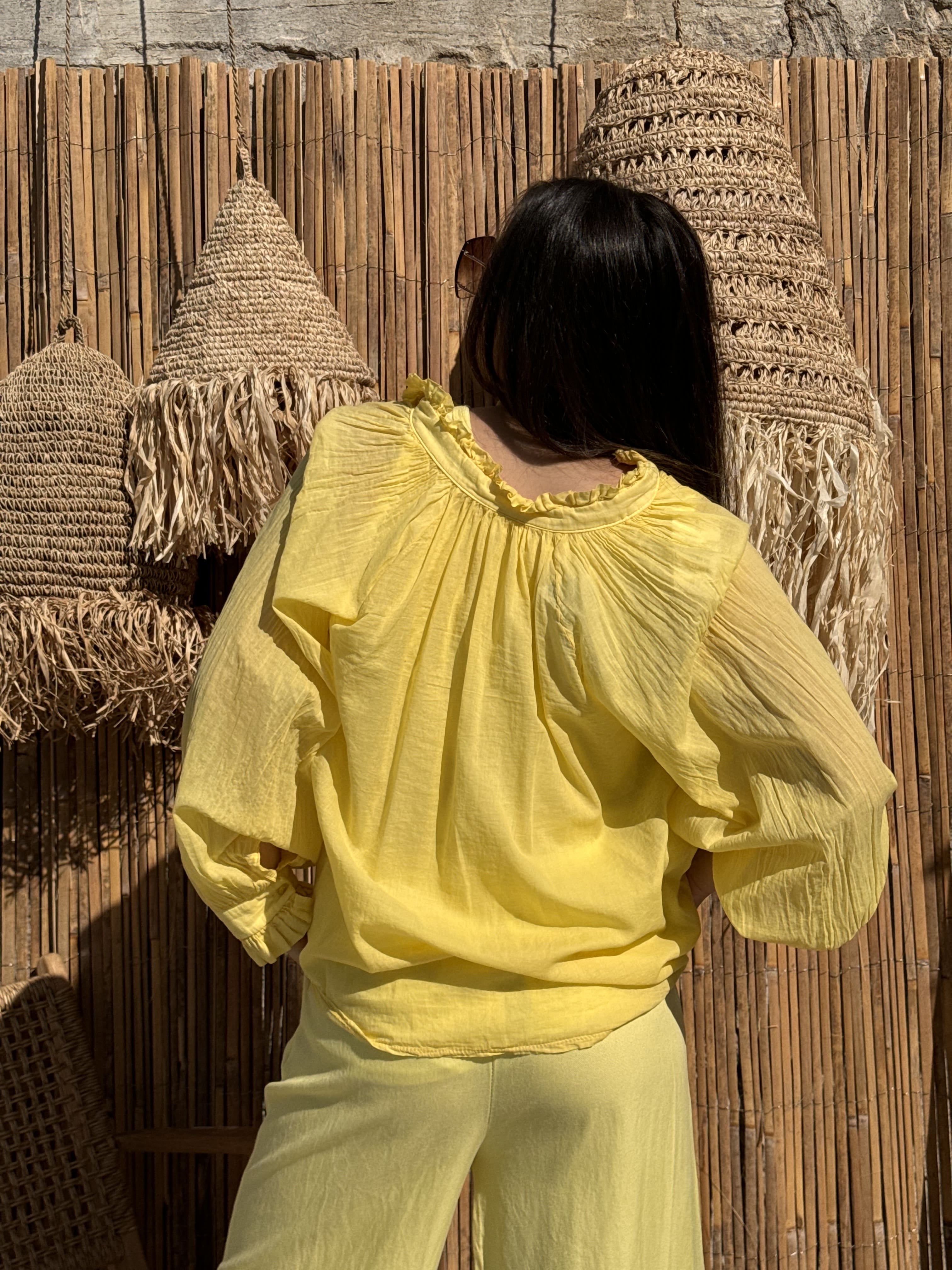 Blouse | AUDE | Jaune