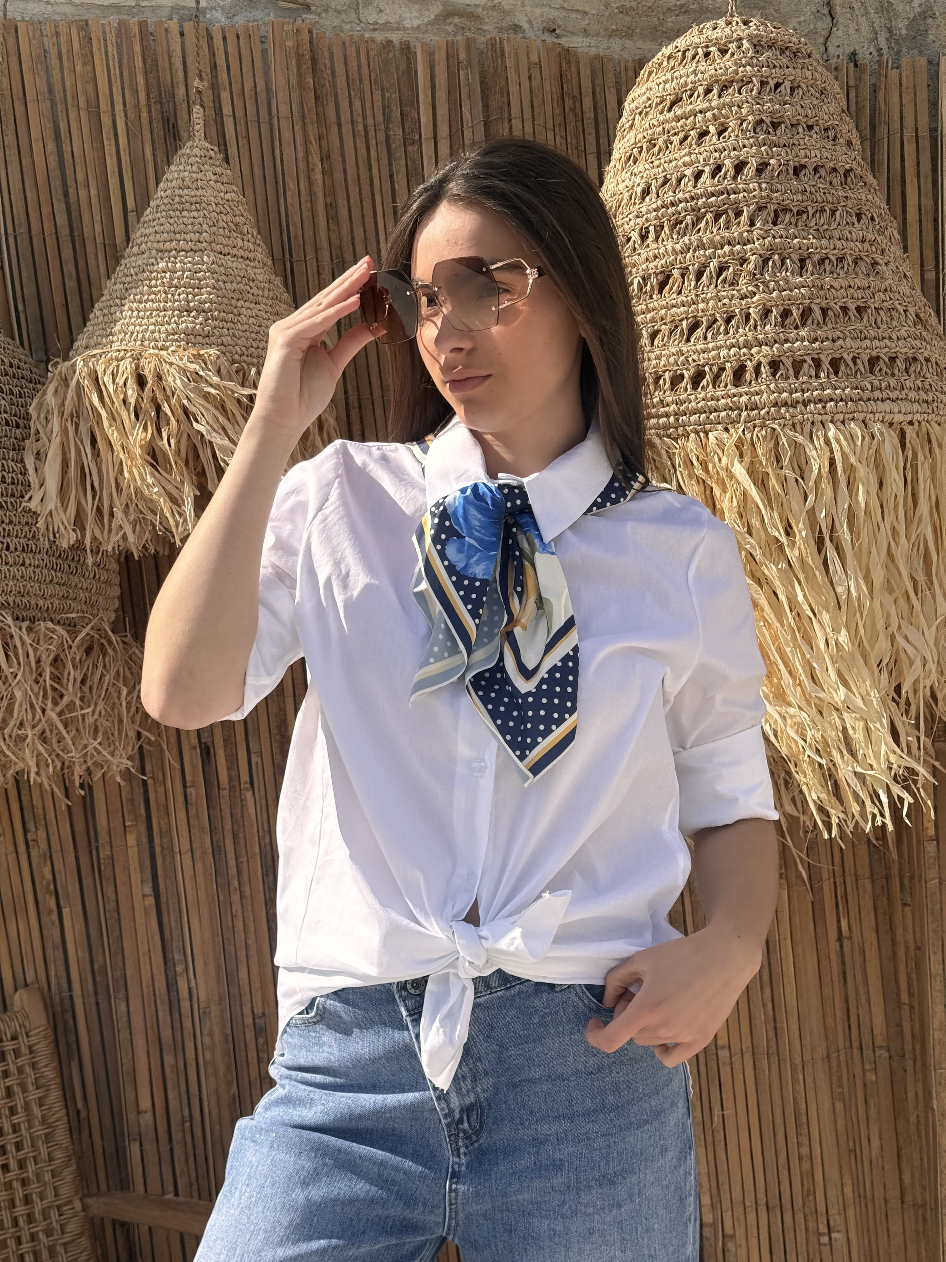Chemise | ROMANE | Blanche