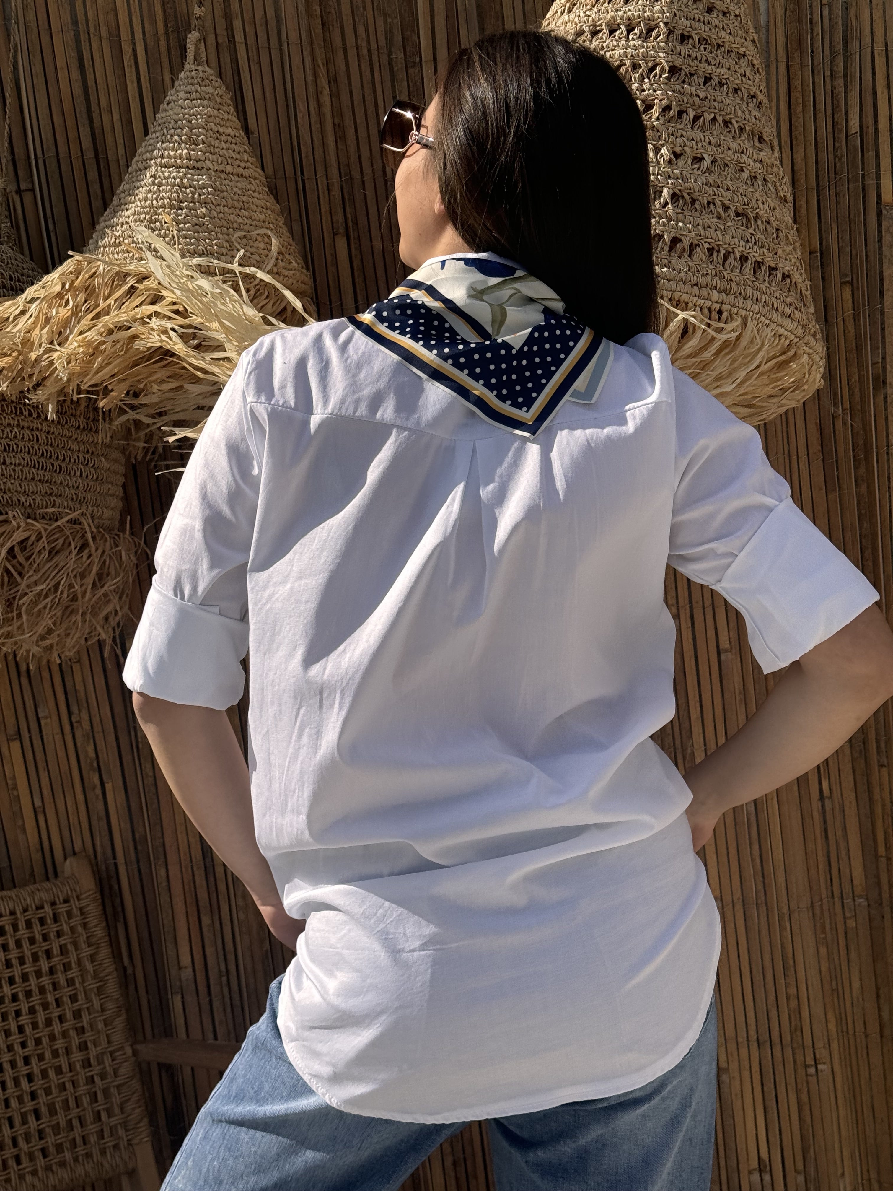 Chemise | ROMANE | Blanche