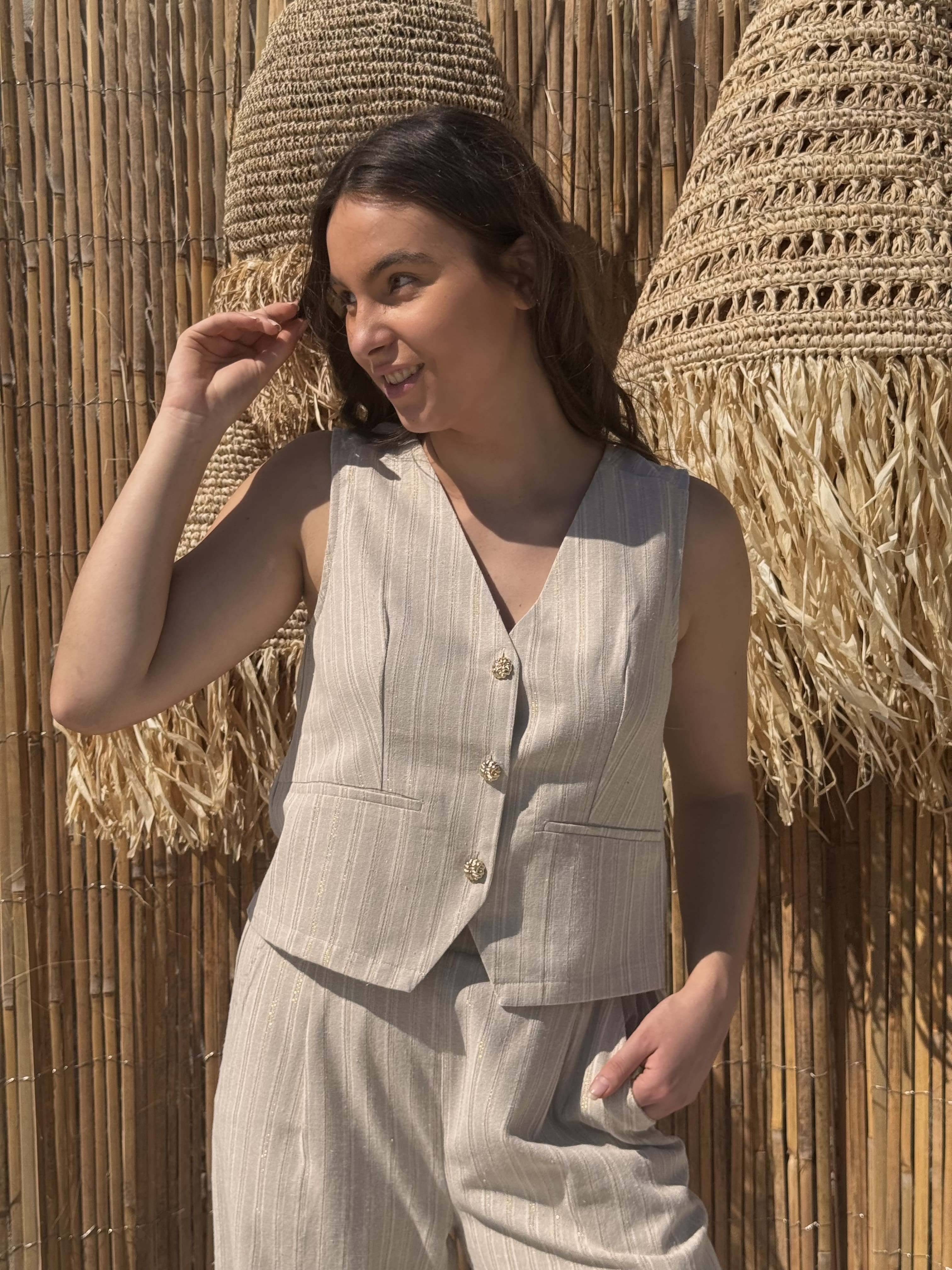 Gilet | MARINA | Sable