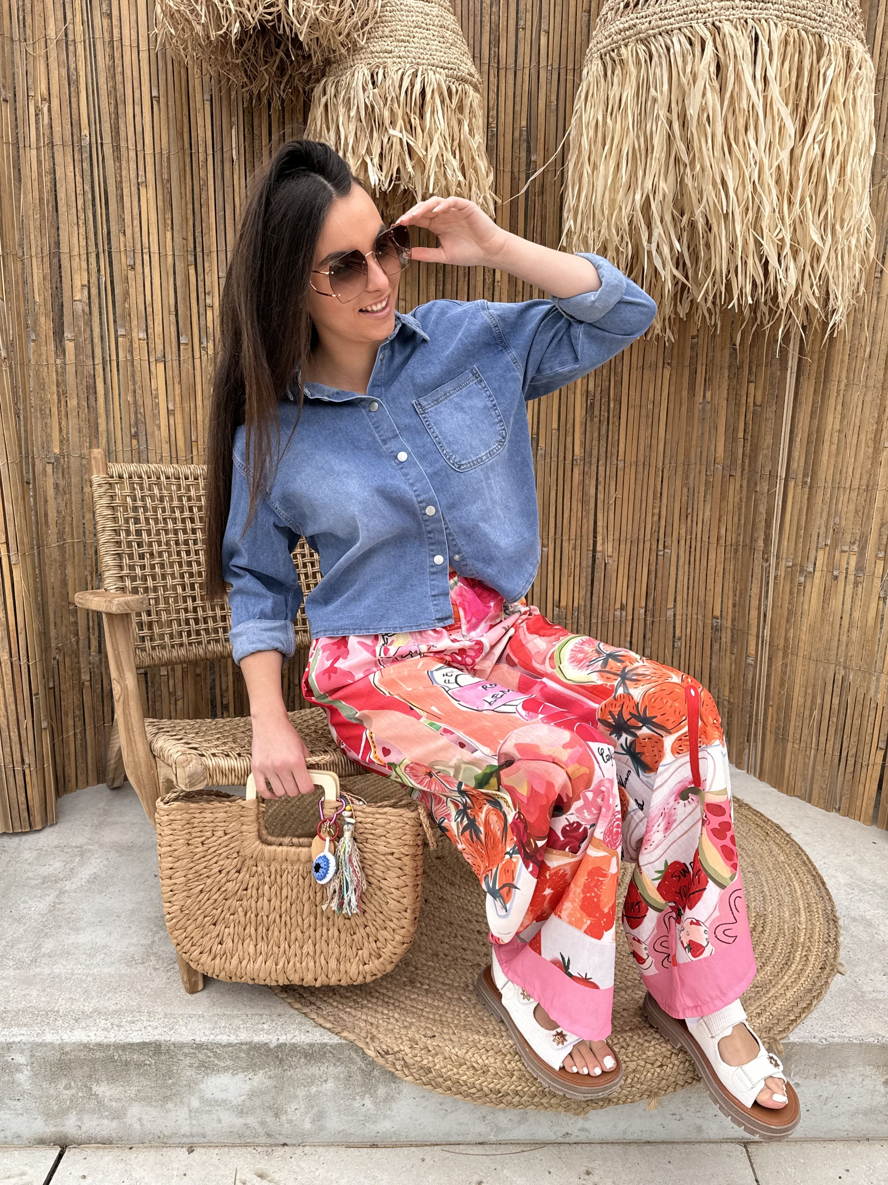 Pantalon | DONI | Fuschia
