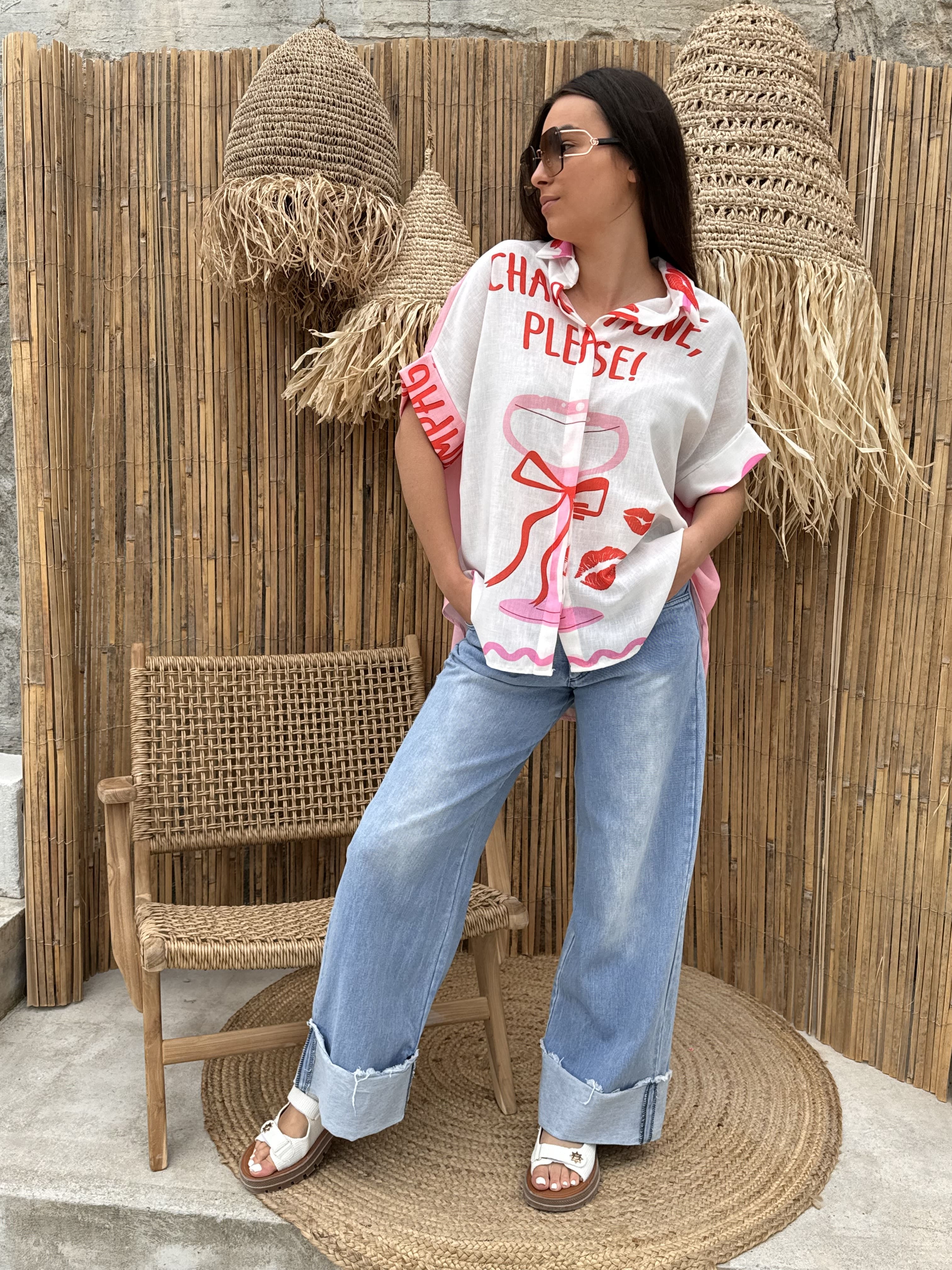 Chemise | PAOLA | Blanche Et Rose