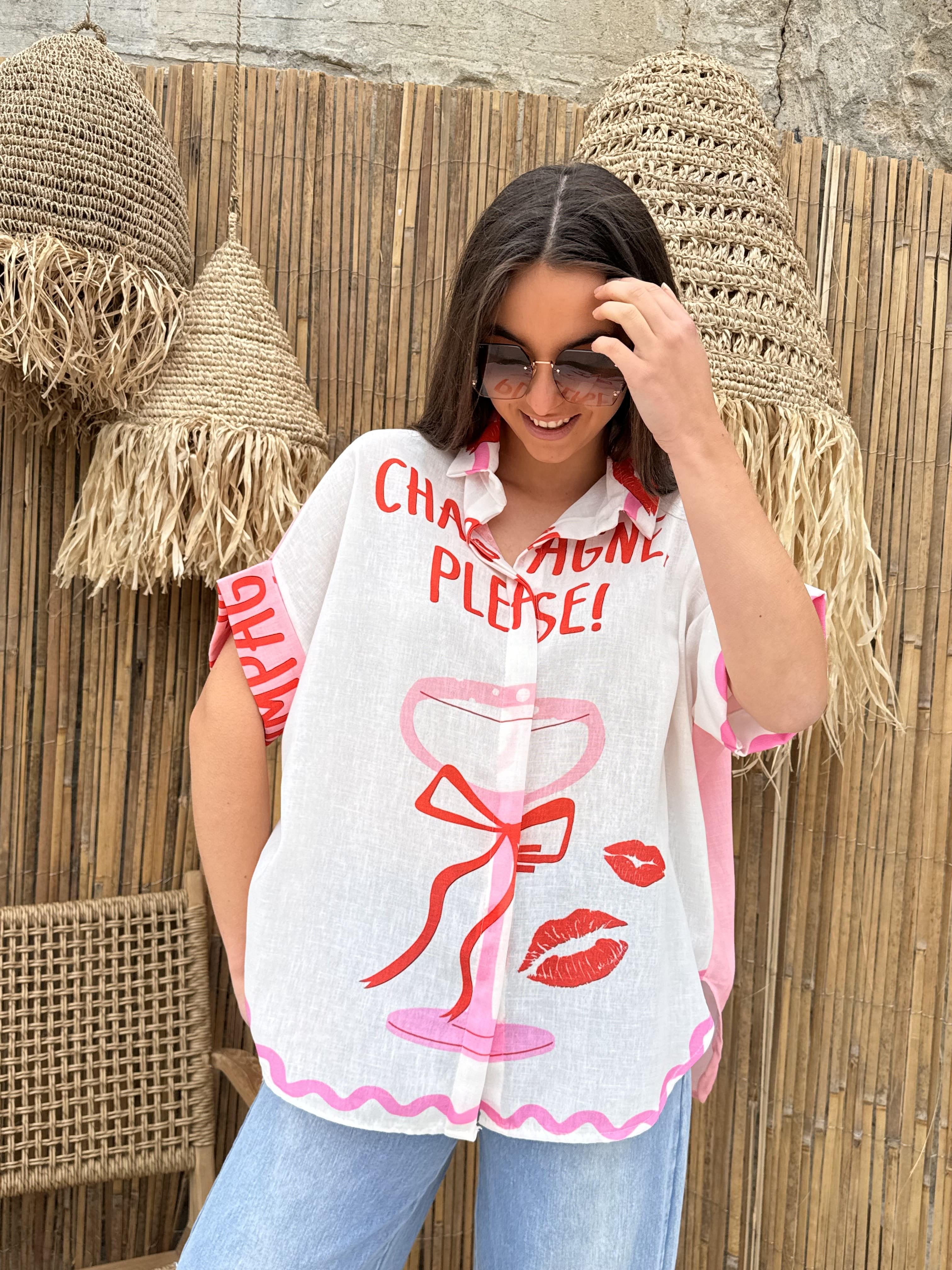 Chemise | PAOLA | Blanche Et Rose