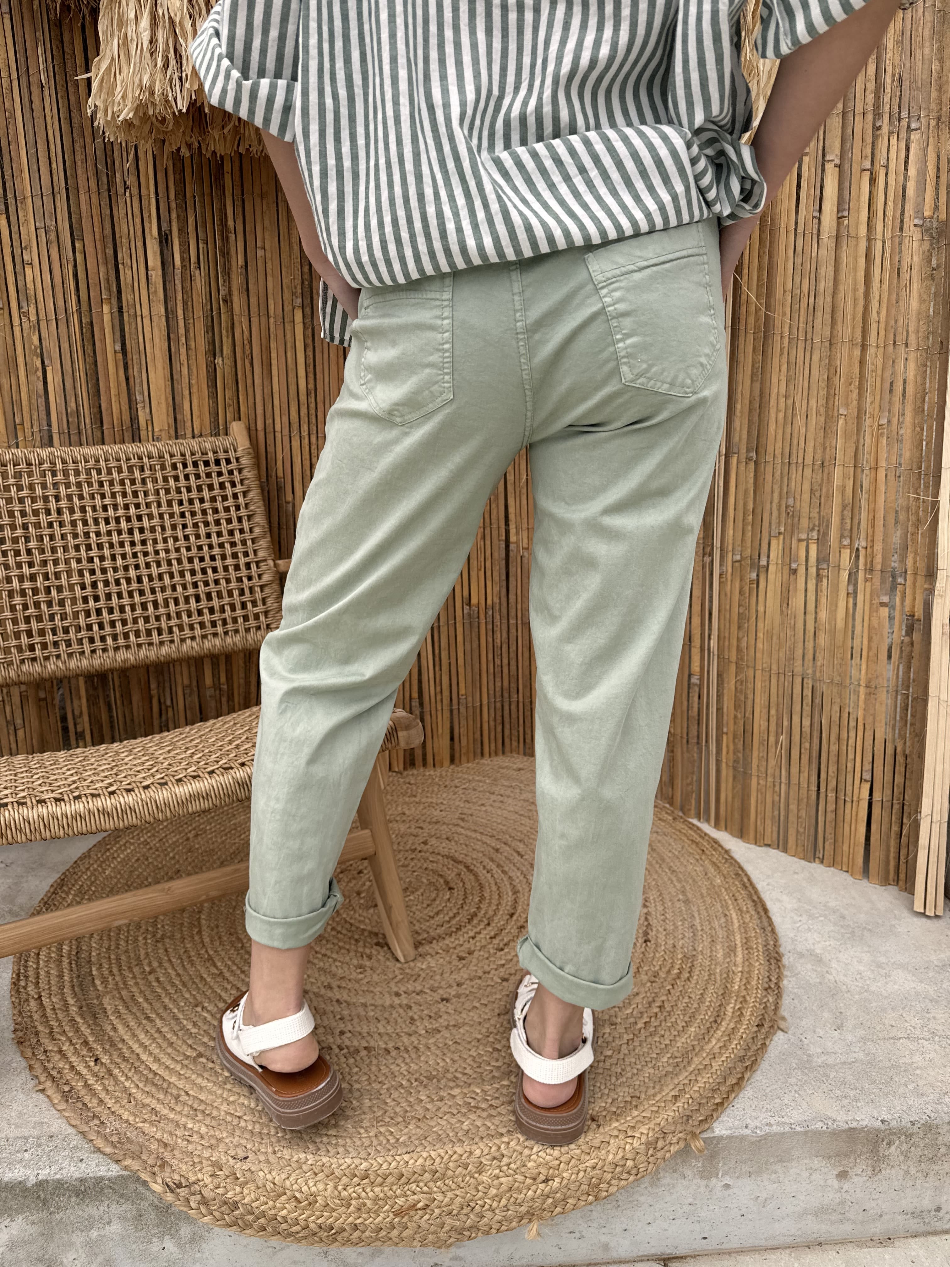 Pantalon | MAE | Vert Clair
