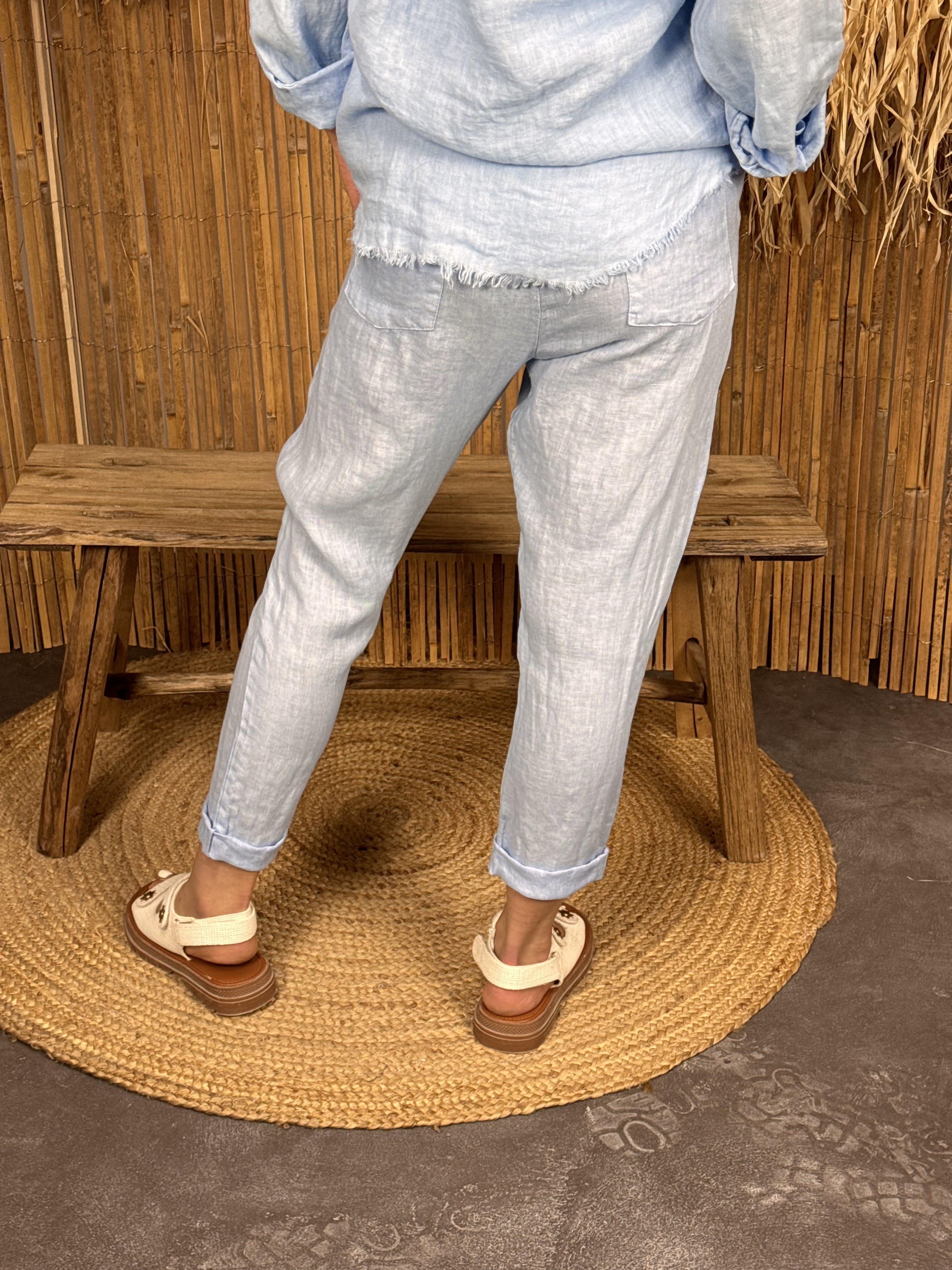 Pantalon | AVA | Bleu