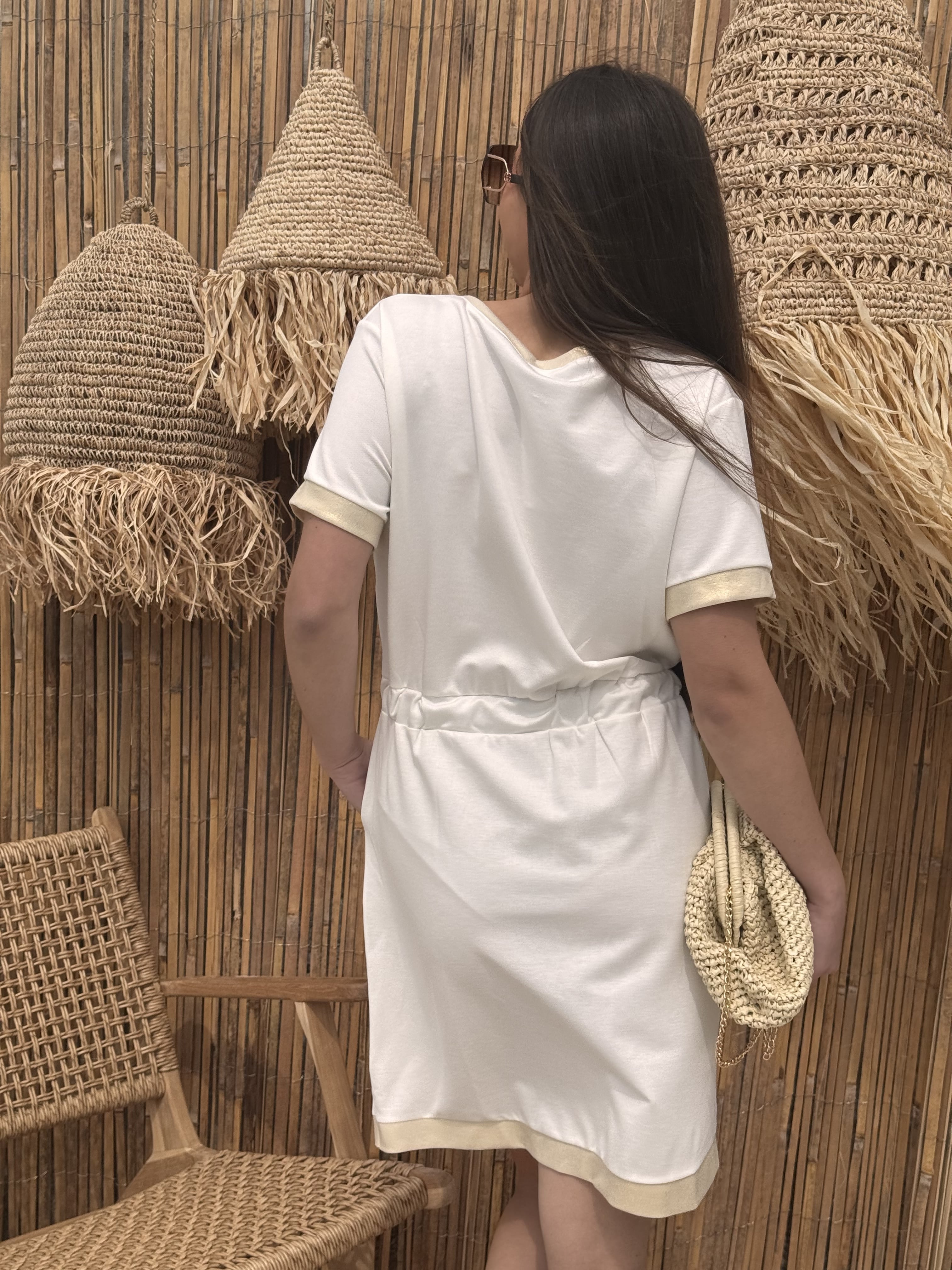 Robe | SOLENE | Blanc