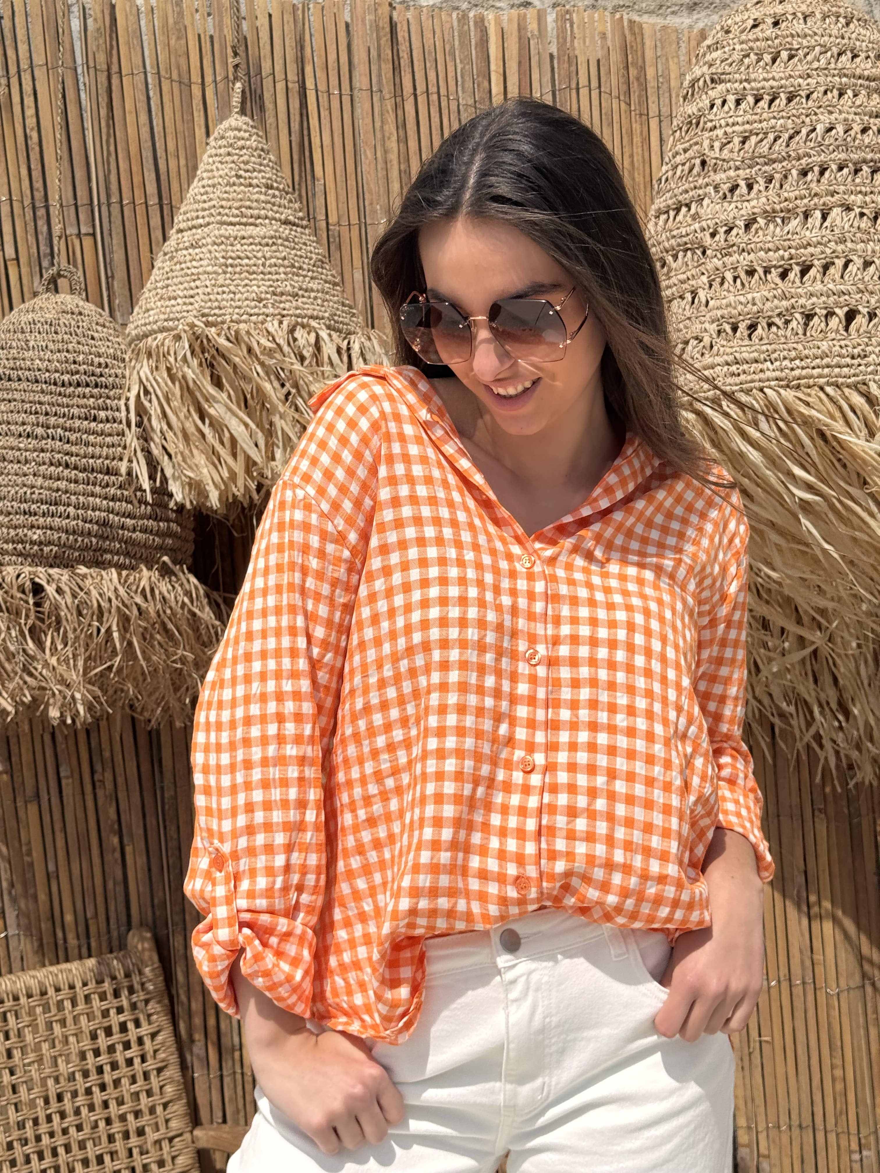 Chemise | CLEMENCE | Orange
