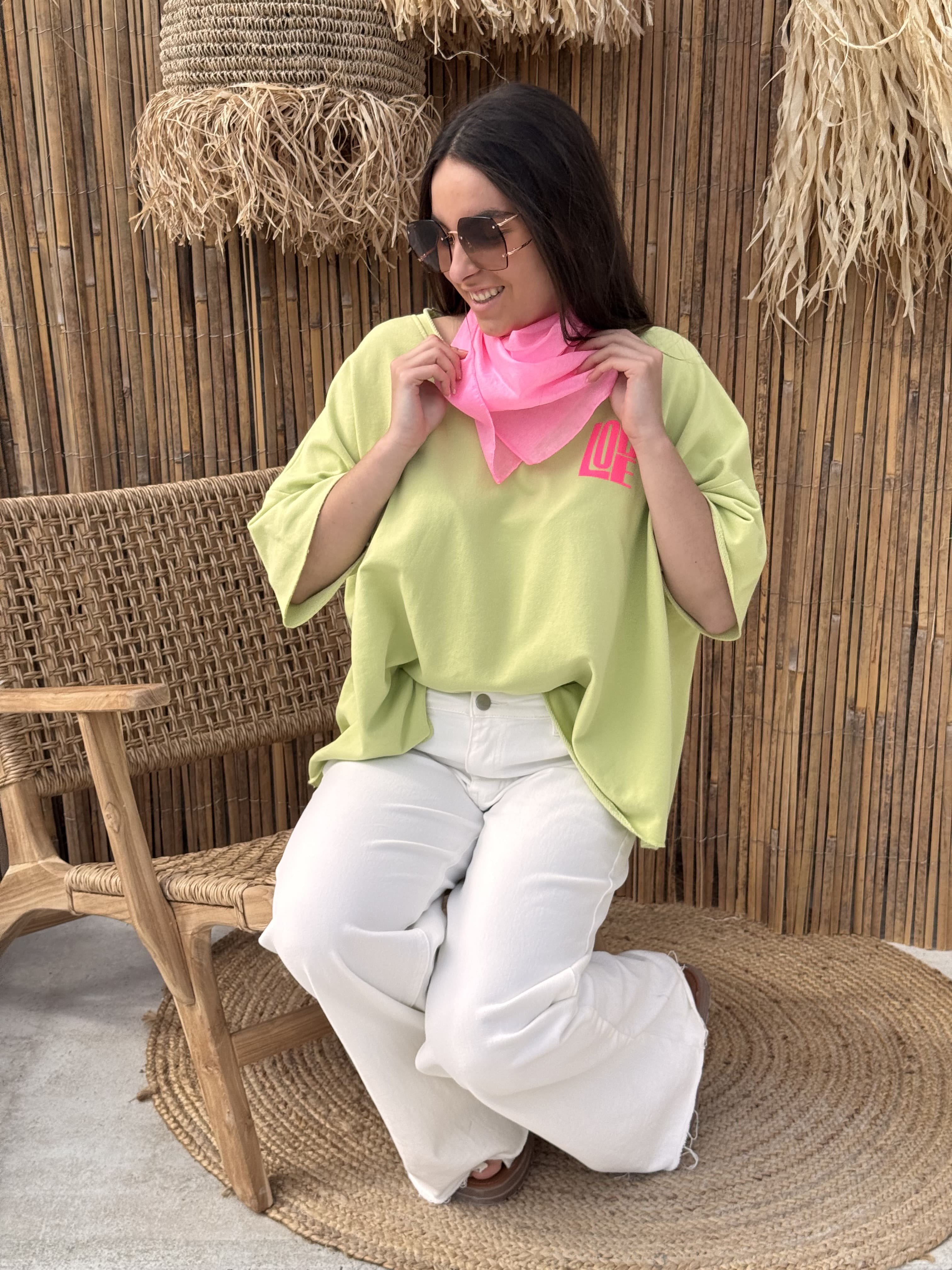 Sweat | ALÉNA | Vert Anis