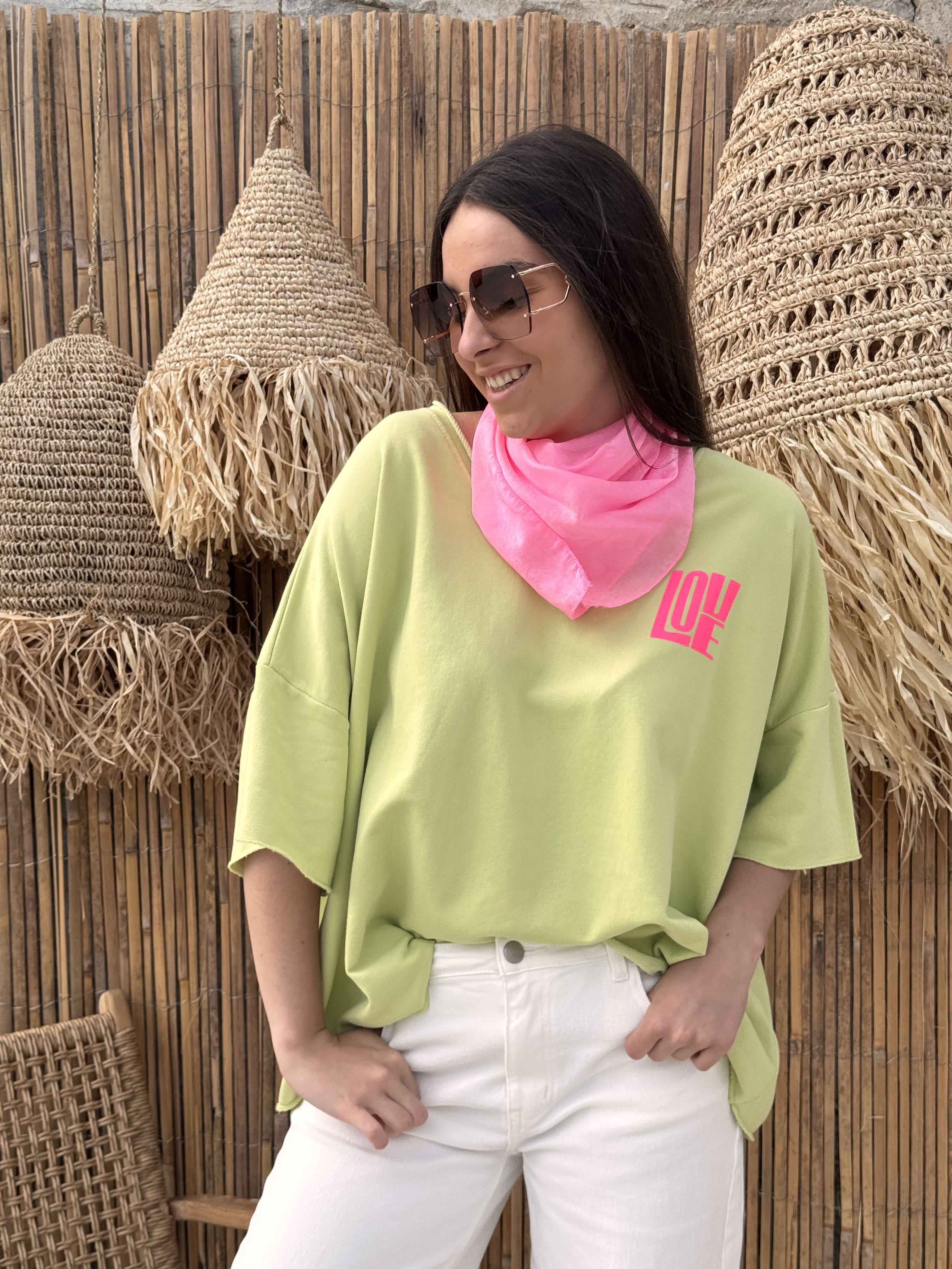 Sweat | ALÉNA | Vert Anis