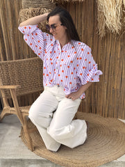 Blouse | SOLEA | Violette Et Blanche