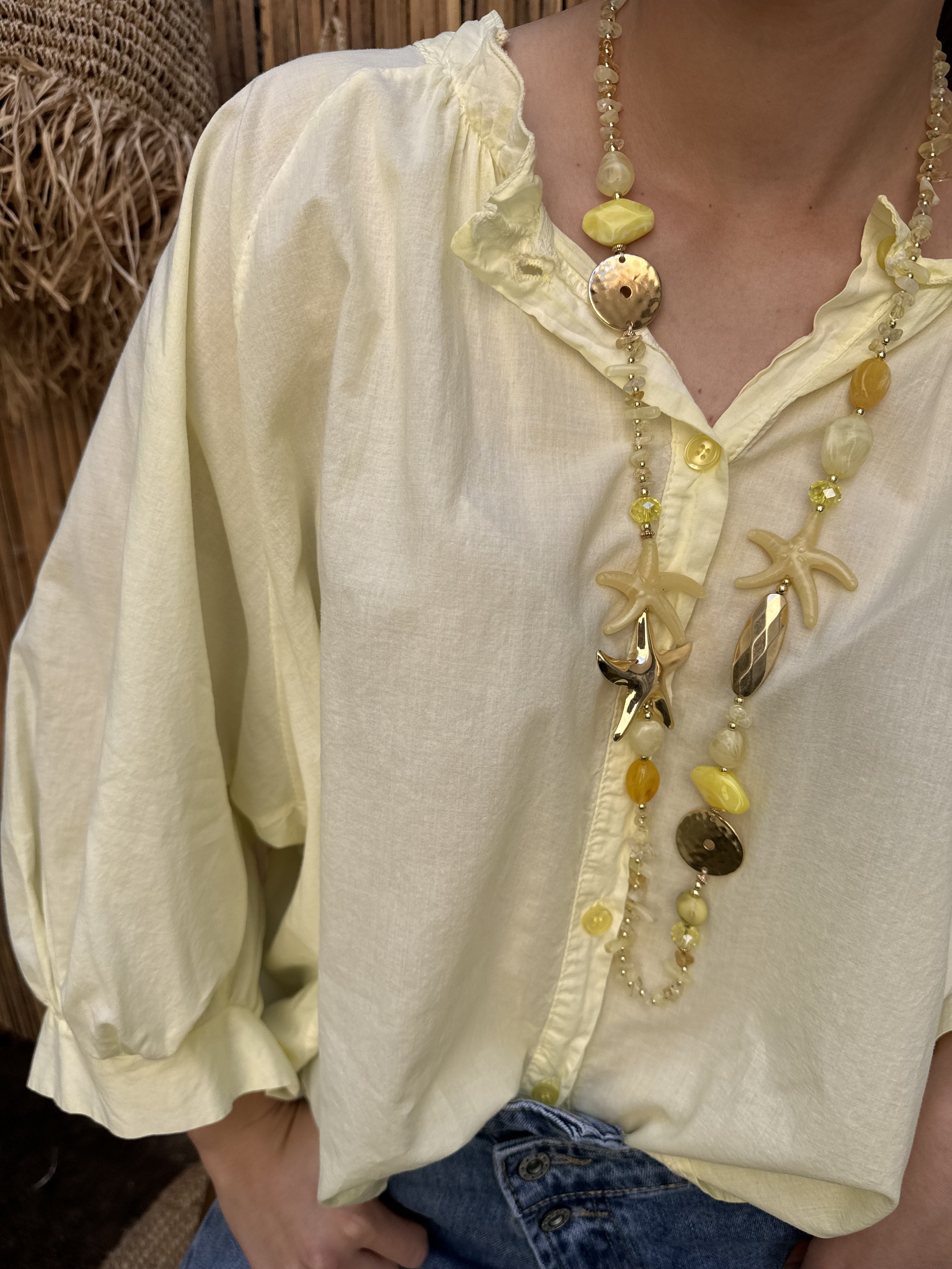 Chemise | LIORAH | Jaune