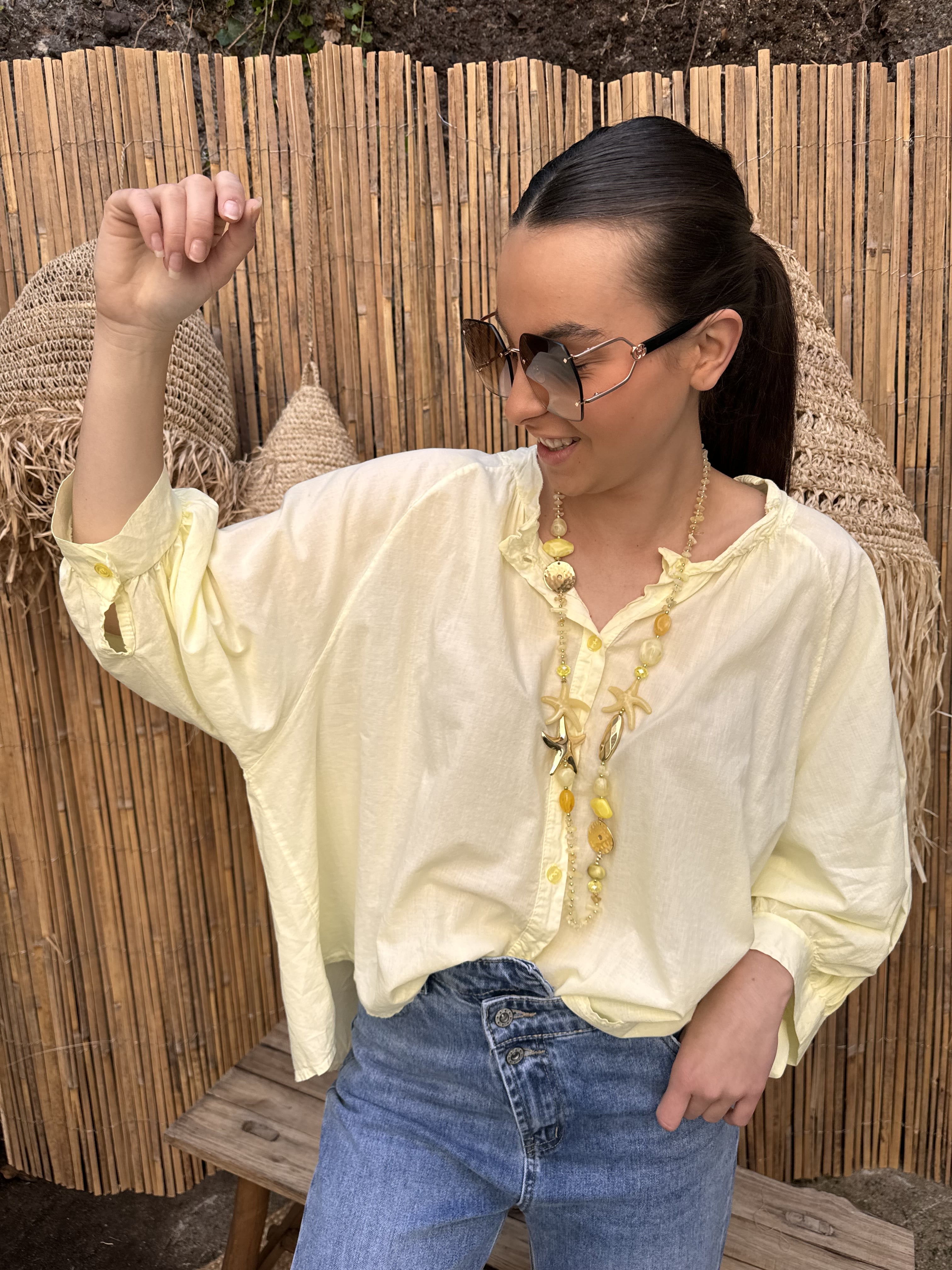 Chemise | LIORAH | Jaune