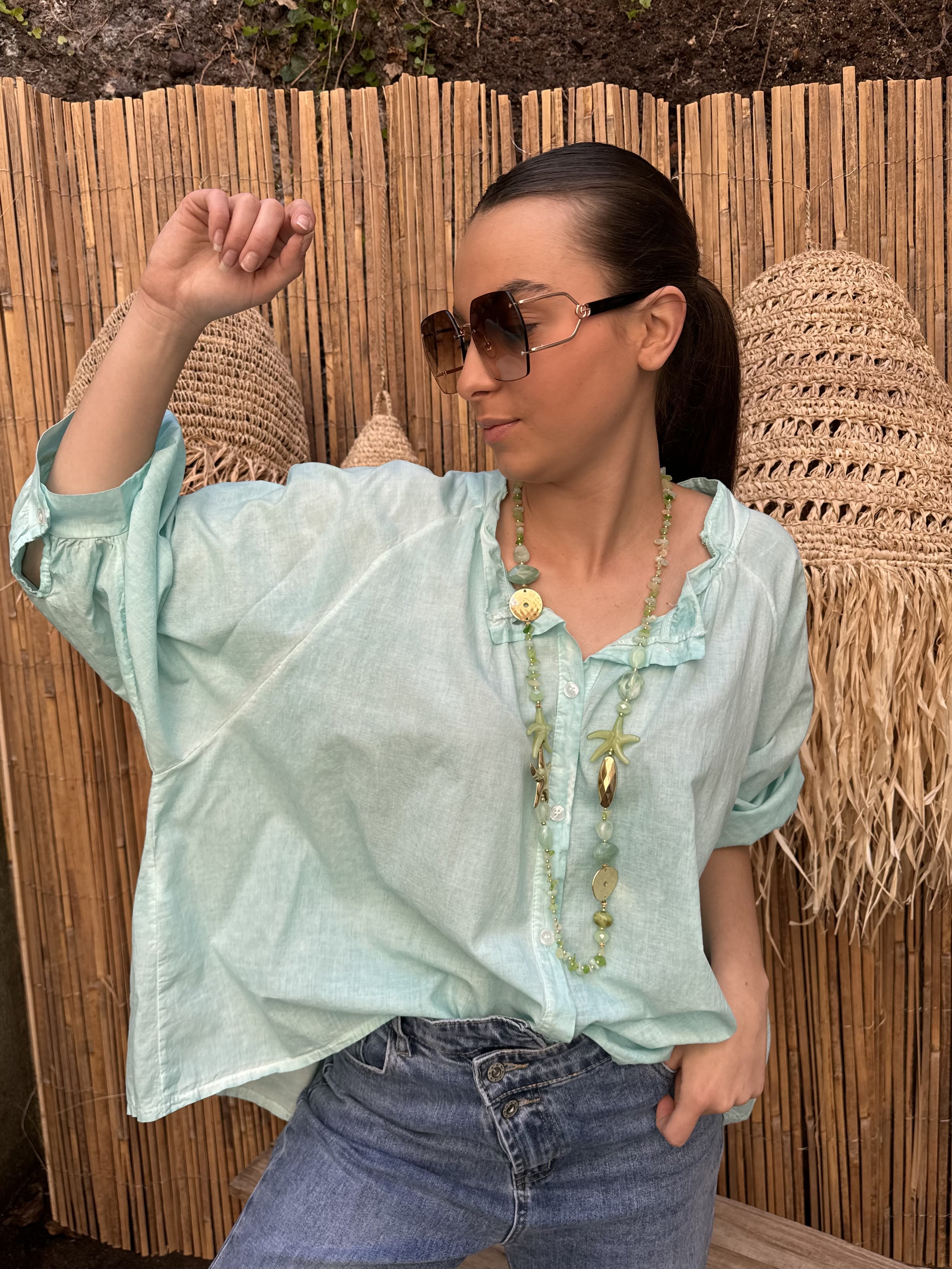 Chemise | LIORAH | Turquoise