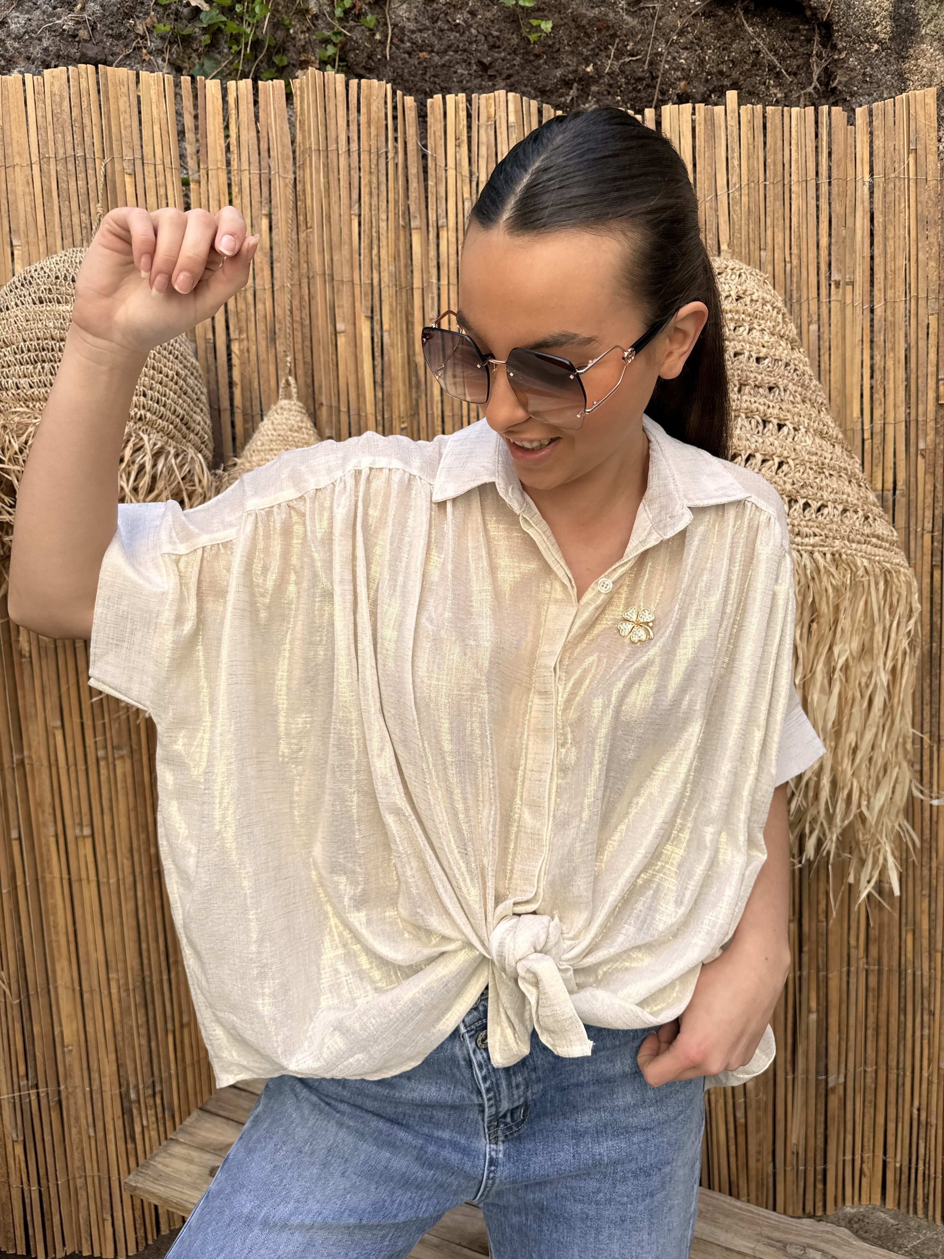 Chemise | MIRELLA | Beige