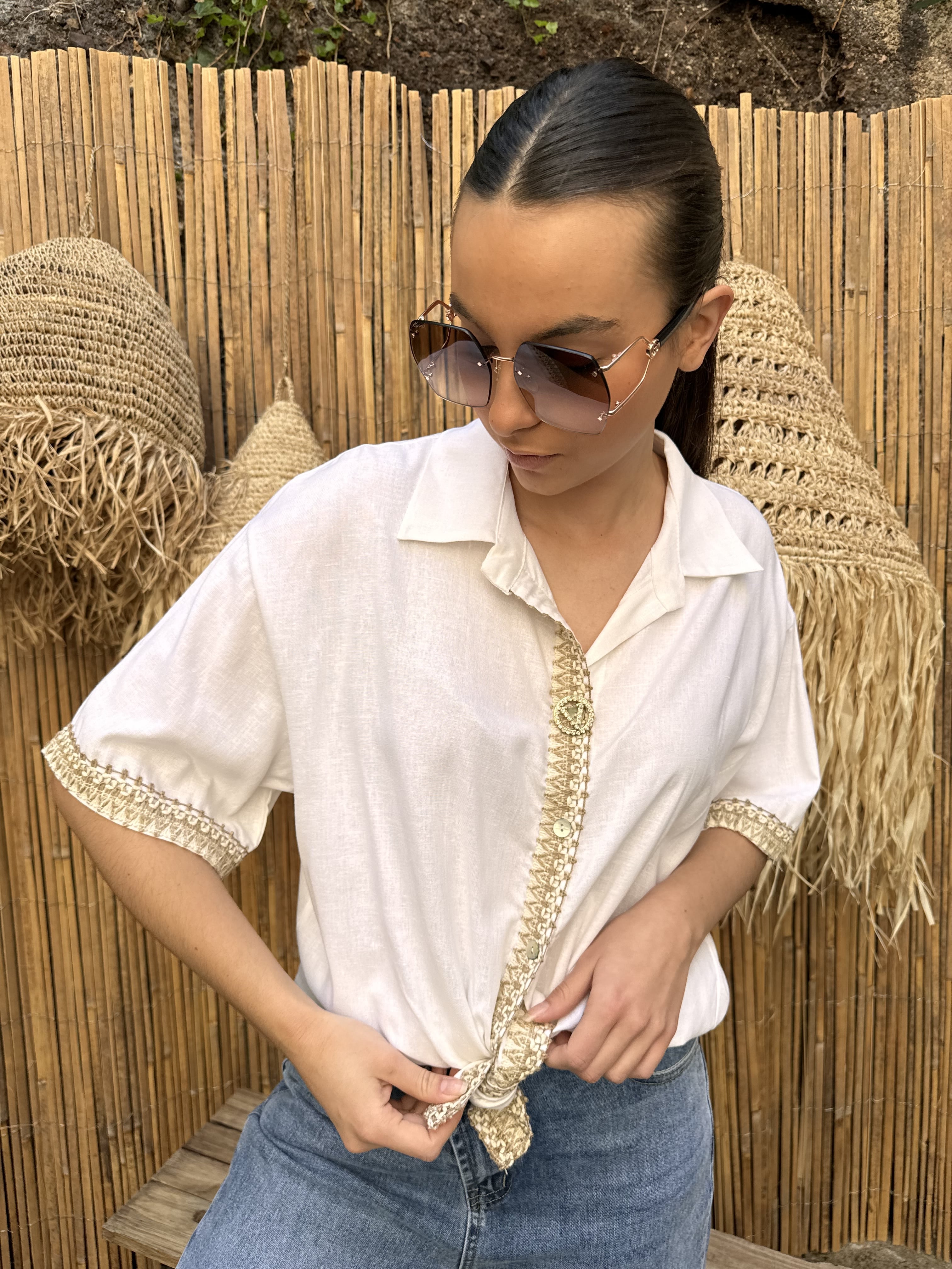 Chemise | ELA | Blanc Cassé