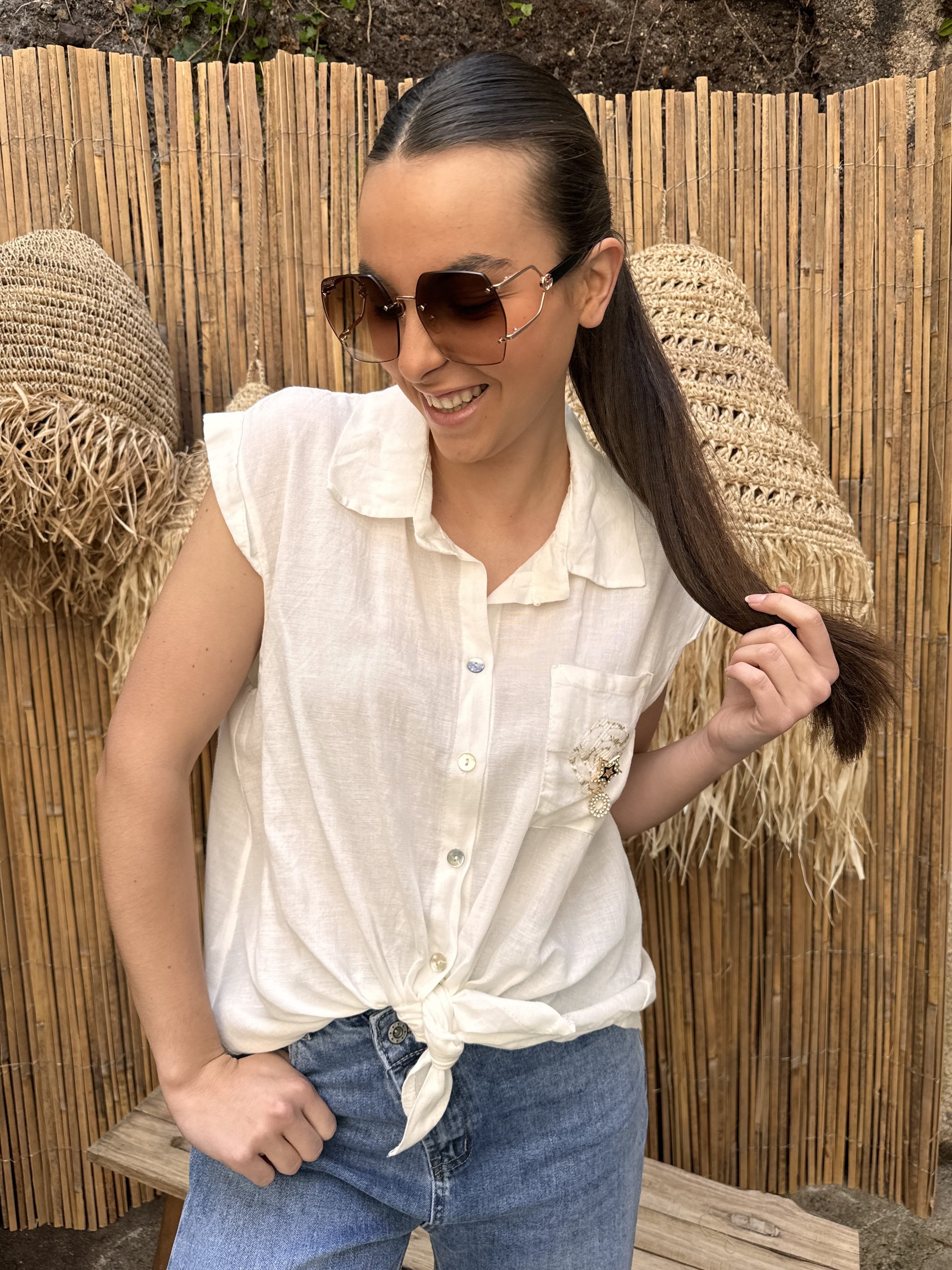 Chemise | STELLINA | Blanche
