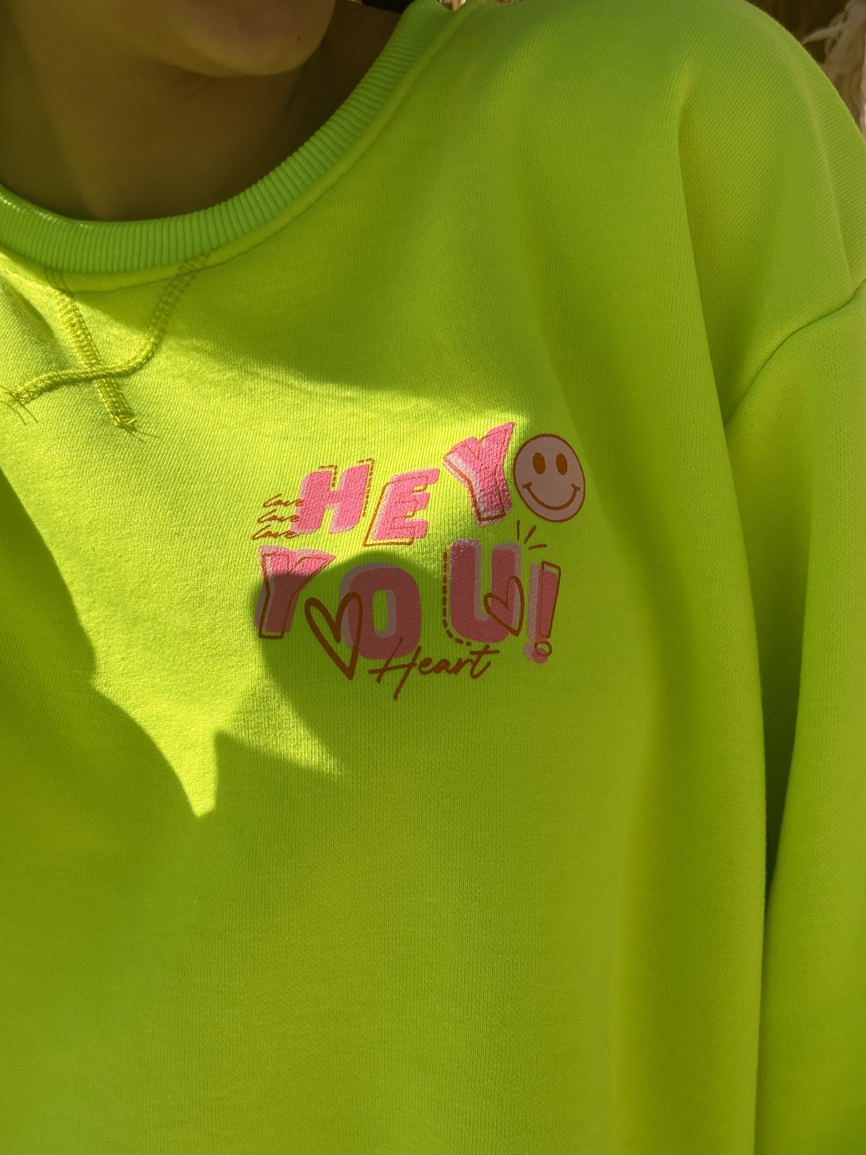 Sweat | ROMY | Jaune Fluo
