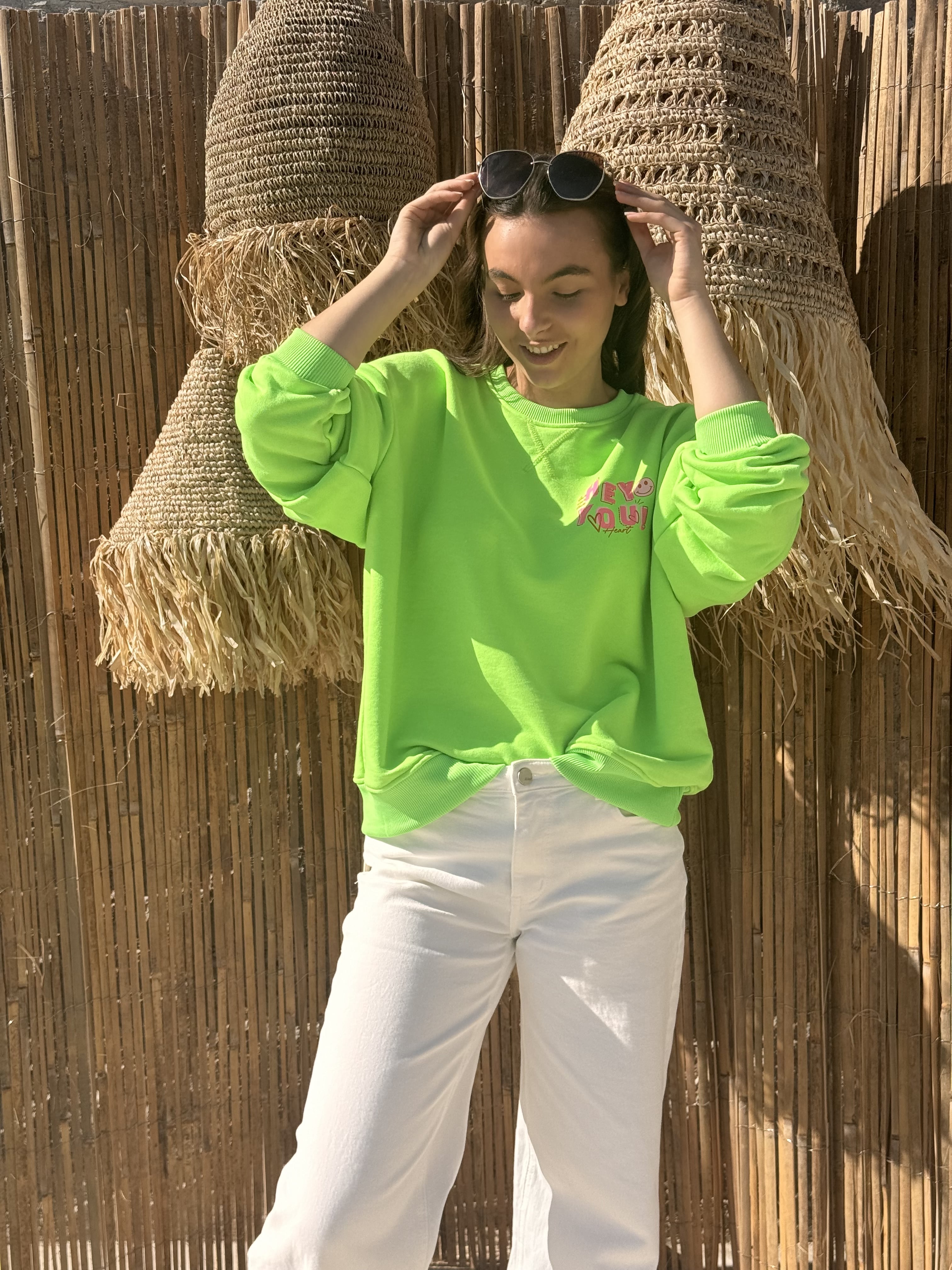 Sweat | ROMY | Vert fluo